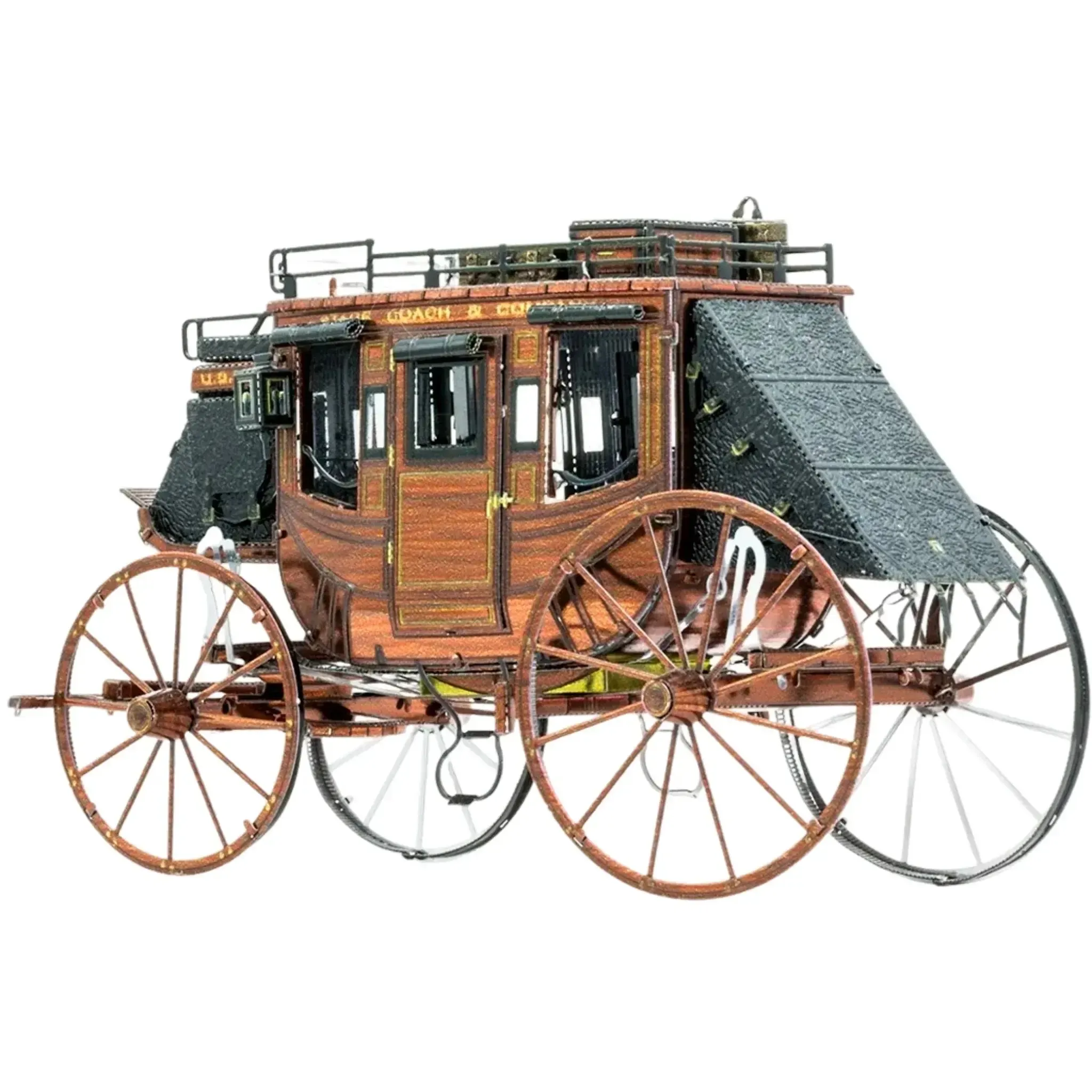 Stagecoach Model Kit (Steel, Moderate Difficulty) - Fascinations - Metal Earth Series - (2022) - Image 6