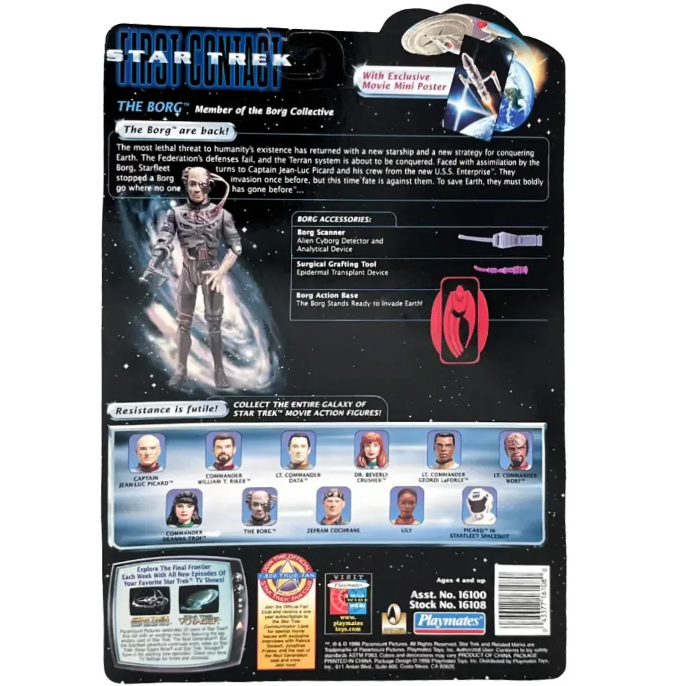 Star Trek: First Contact - Borg Action Figure (5.75") - Playmates Toys - (1996) - Image 2