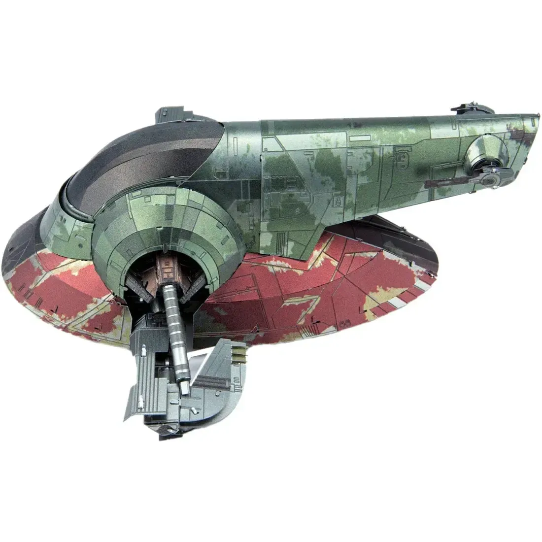 Star Wars - Boba Fett's Starfighter Ship Figure Model Kit (Steel, Challenging Difficulty) - Fascinations - Metal Earth Premium Series - Image 4