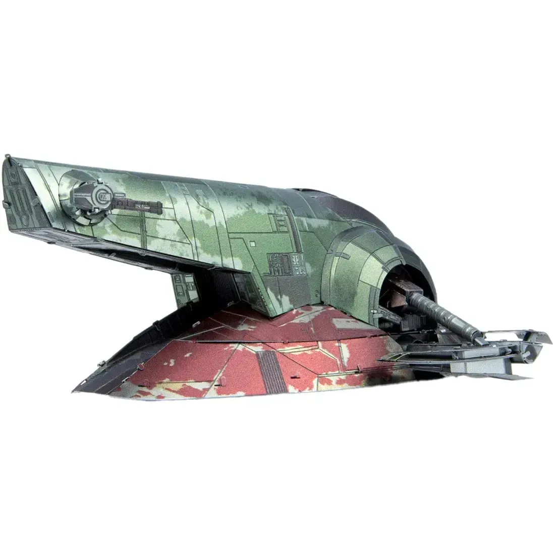 Star Wars - Boba Fett's Starfighter Ship Figure Model Kit (Steel, Challenging Difficulty) - Fascinations - Metal Earth Premium Series - Image 5