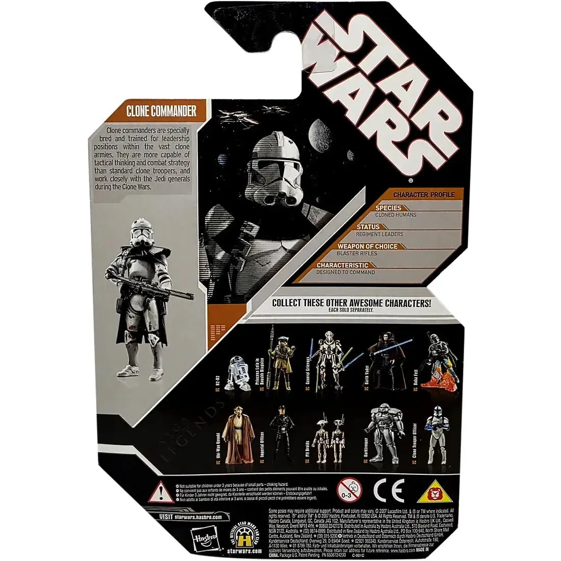 Star Wars - Clone Commander Action Figure (3.75") - Hasbro - Saga Legends Series, Star Wars 30th Anniversary Edition - Image 3