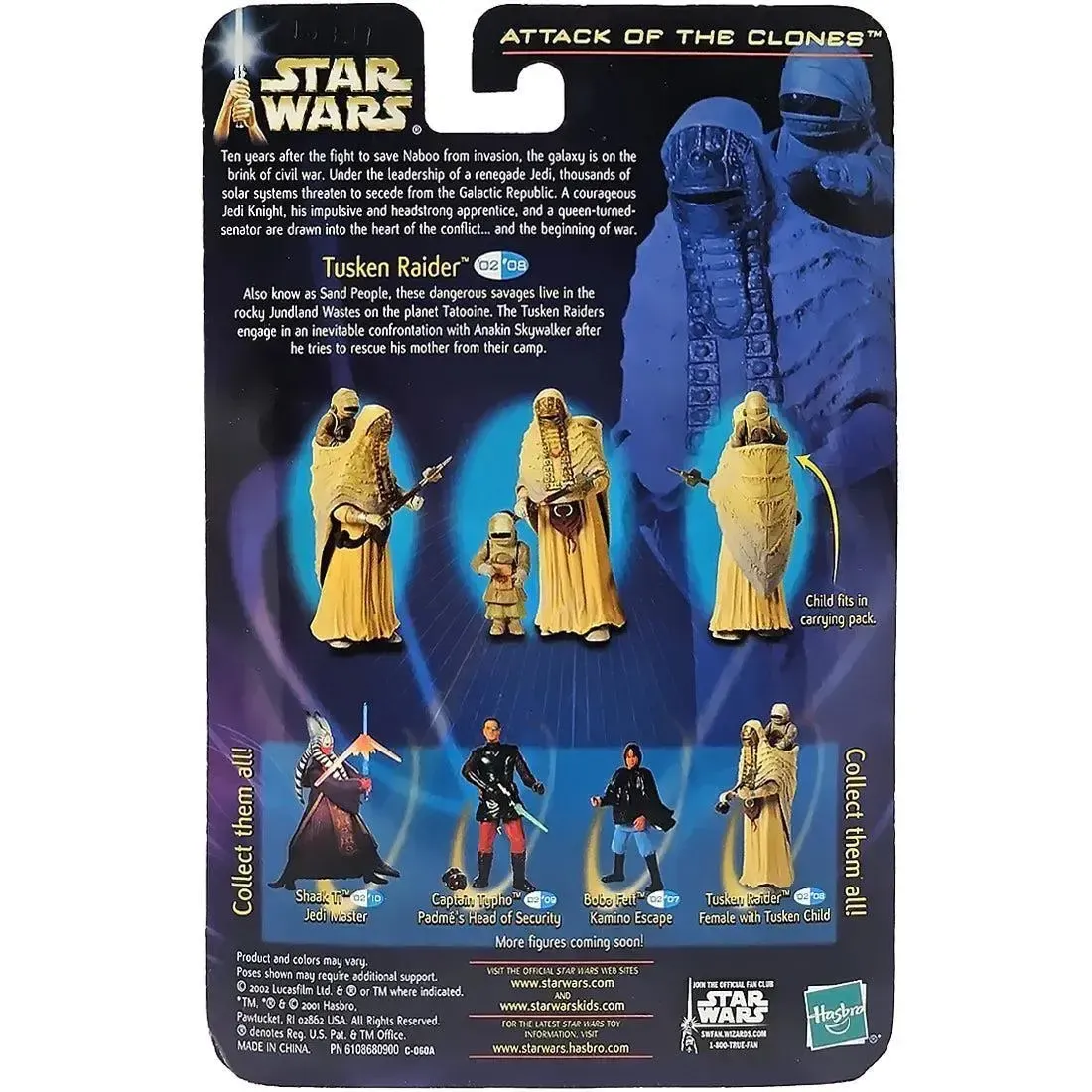Star Wars: Episode II [Attack of the Clones] - Female Tusken Raider with Tusken Child Action Figure (3.75") - Hasbro - Collection 2, #08 (2002) - Image 3