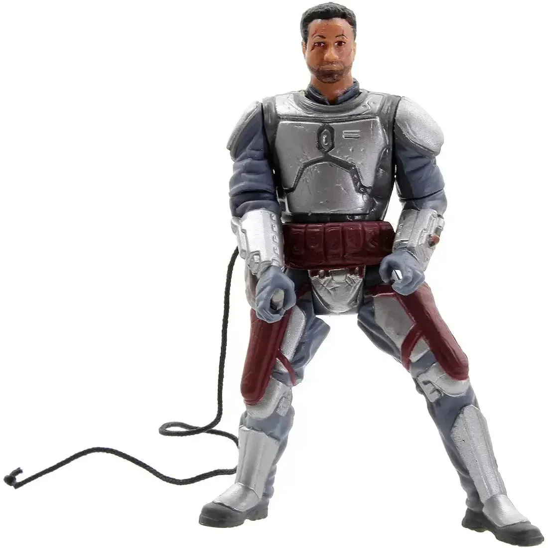 Star Wars: Episode II [Attack of the Clones] - Kamino Escape Jango Fett Action Figure (3.75") - Hasbro - Collection 1, #13 (2002) - Image 4