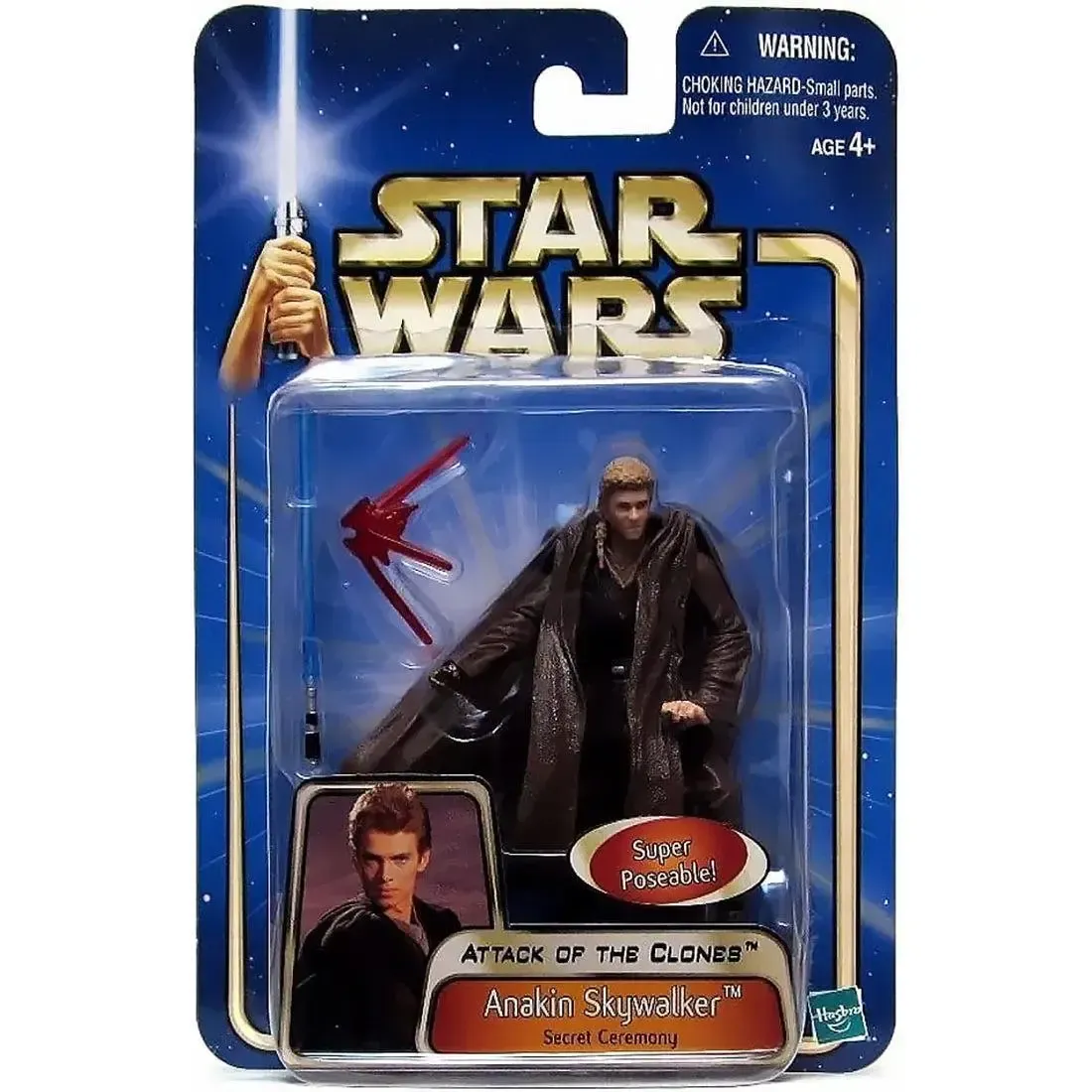 Star Wars: Episode II [Attack of the Clones] - Secret Ceremony Anakin Skywalker Action Figure (3.75") - Hasbro - Collection 1, #07 (2002)