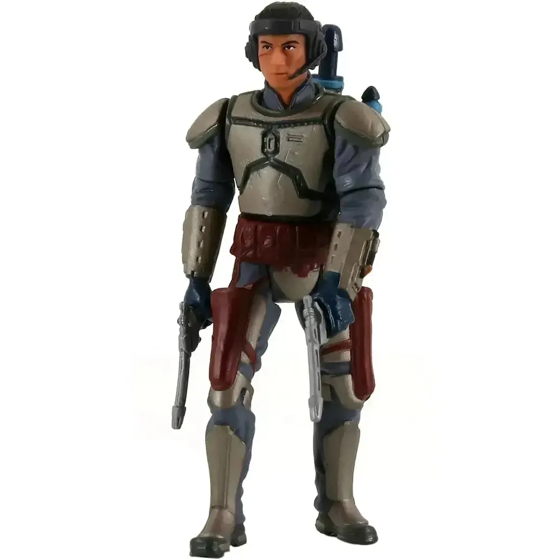 Star Wars: Episode II [Attack of the Clones] - Slave I Pilot Jango Fett Action Figure (3.75") - Hasbro - Collection 1, #47 (2002) - Image 2