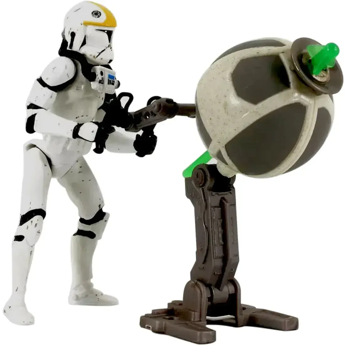 Star Wars: Episode II [Attack of the Clones] - Republic Gunship Pilot Clone Trooper Action Figure (3.75") - Hasbro - Collection 1, #49 (2002) - Image 2