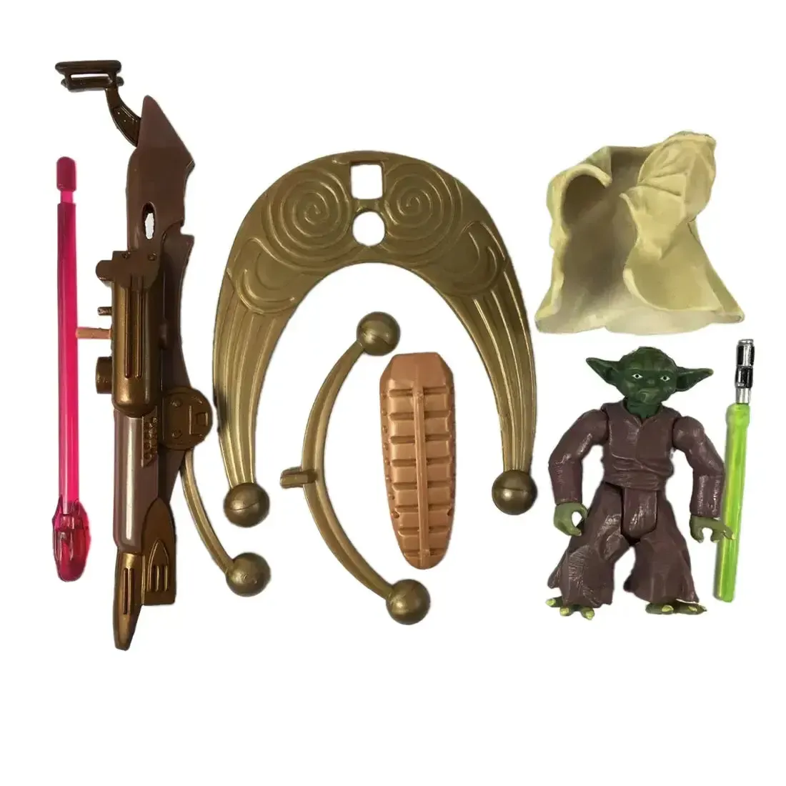 Star Wars: Episode III [Revenge of the Sith] - Yoda with Firing Cannon Action Figure (2") - Hasbro - Image 2