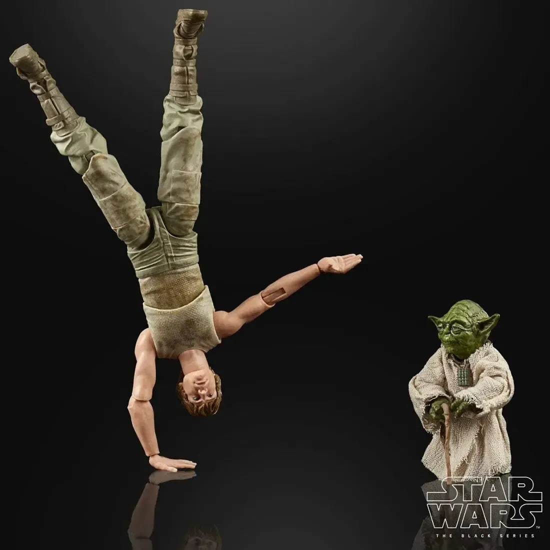Star Wars: Episode V [The Empire Strikes Back] - Jedi Training Luke Skywalker & Yoda Action Figure Set - Hasbro - The Black Series, Star Wars: The Empire Strikes Back 40th Anniversary Edition - Image 4
