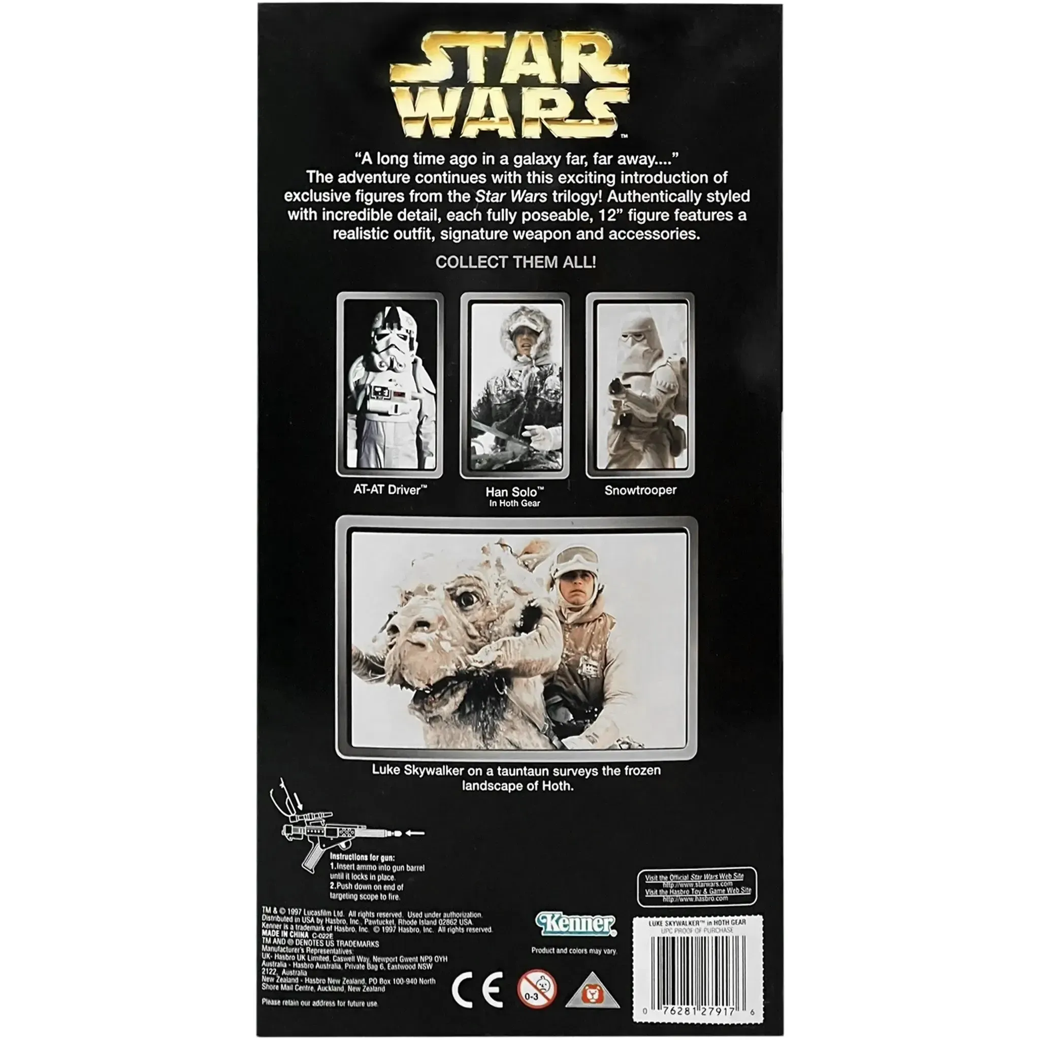 Star Wars: Episode V [The Empire Strikes Back] - Luke Skywalker (Hoth Gear) Action Figure (12") - Kenner - (1997) - Image 2