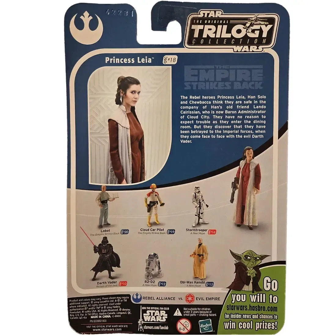 Star Wars: Episode V [The Empire Strikes Back] - Princess Leia Action Figure (3.5") - Hasbro - Star Wars The Original Trilogy Collection (018) - Image 2