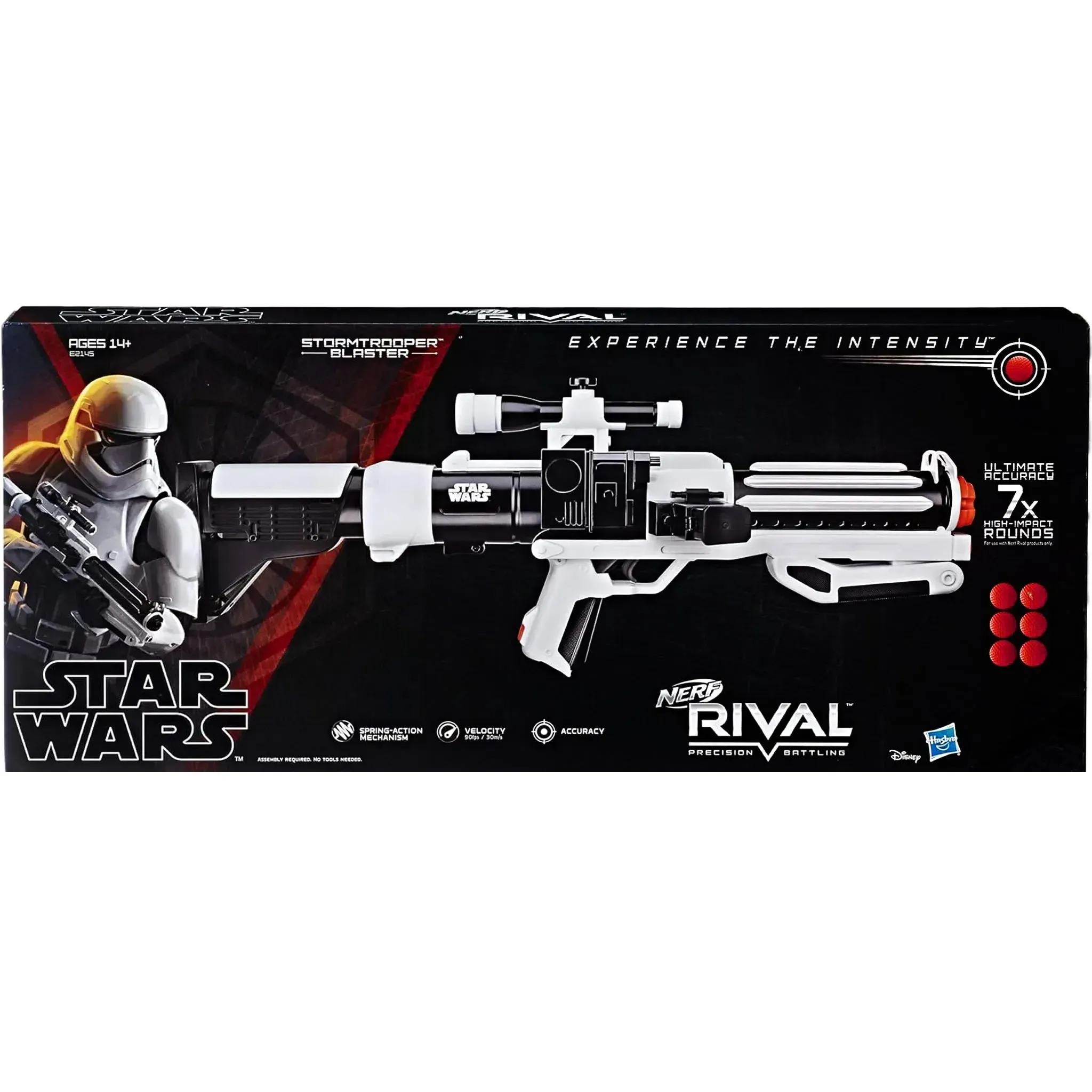 Star Wars [First Order] - Stormtrooper Bolt-Action Foam Ball Blaster - Hasbro - NERF Rival Series - (2017)