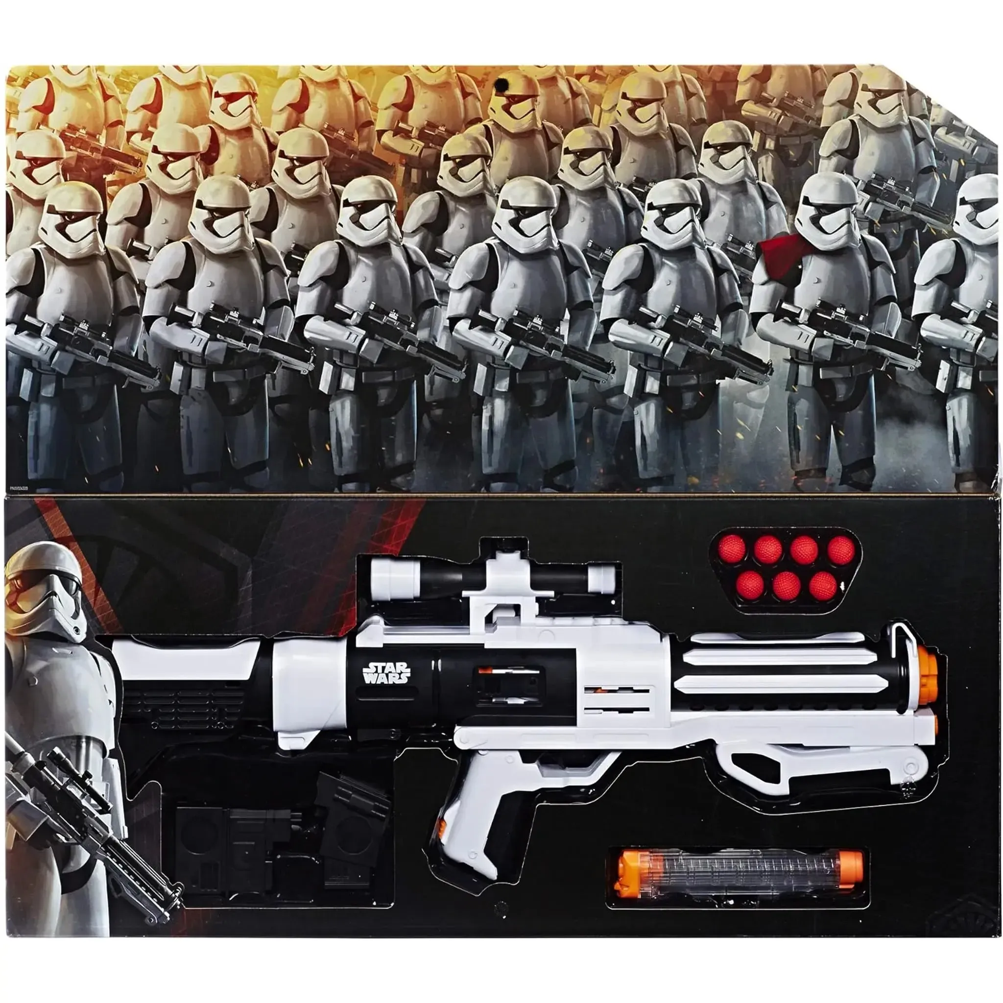Star Wars [First Order] - Stormtrooper Bolt-Action Foam Ball Blaster - Hasbro - NERF Rival Series - (2017) - Image 2