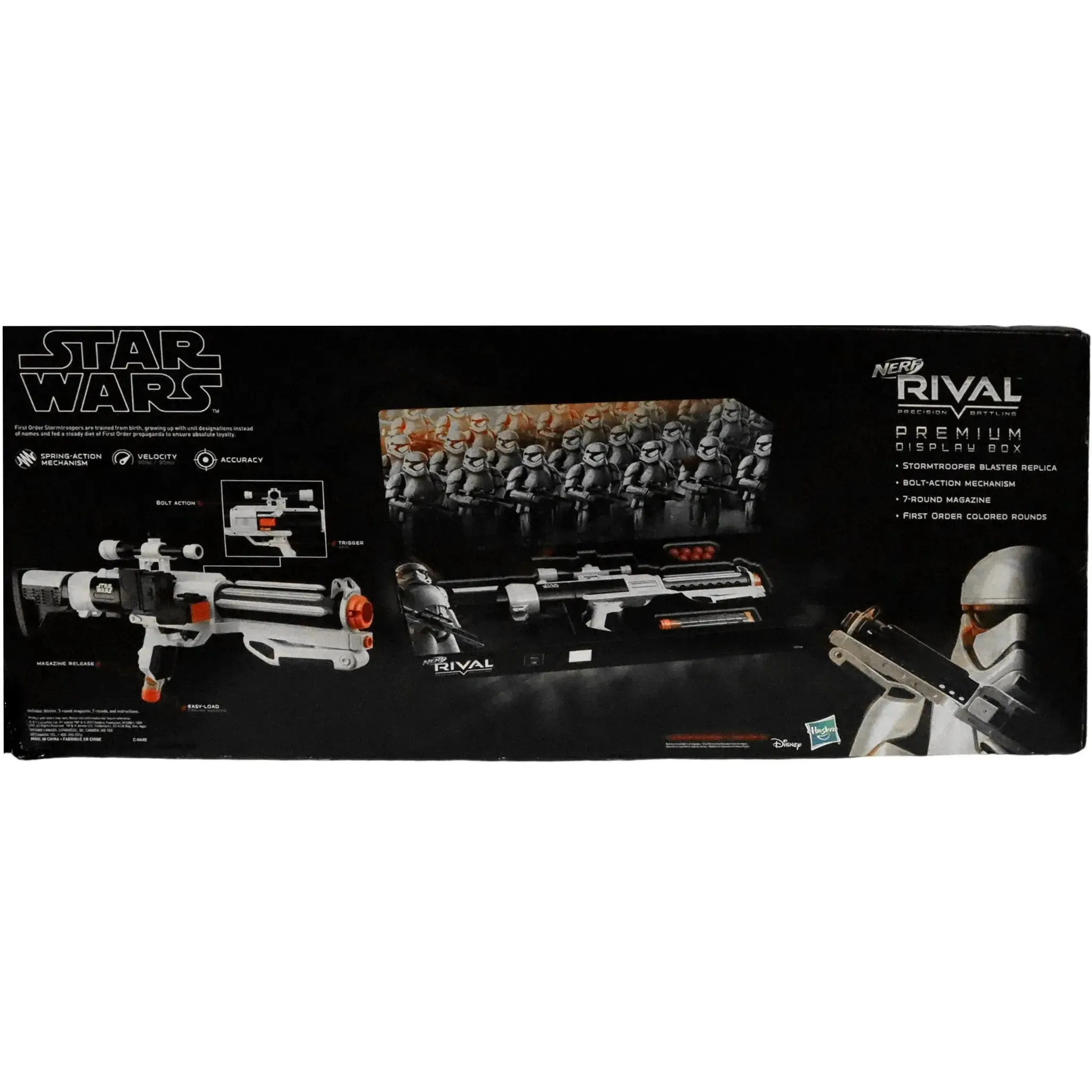 Star Wars [First Order] - Stormtrooper Bolt-Action Foam Ball Blaster - Hasbro - NERF Rival Series - (2017) - Image 3