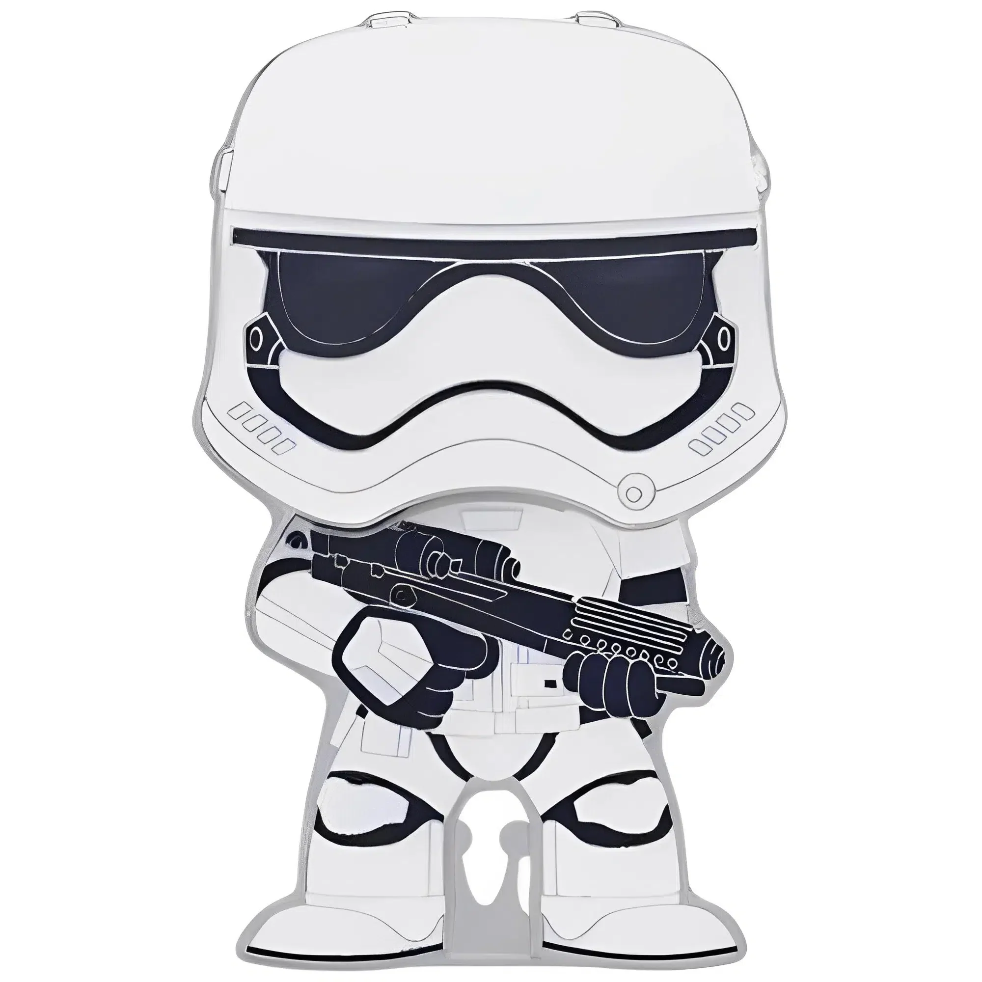 Star Wars - First Order Stormtrooper Pin Badge (#30, Glows in the Dark, Enamel) - Funko - Pop! Pin Series - Image 3