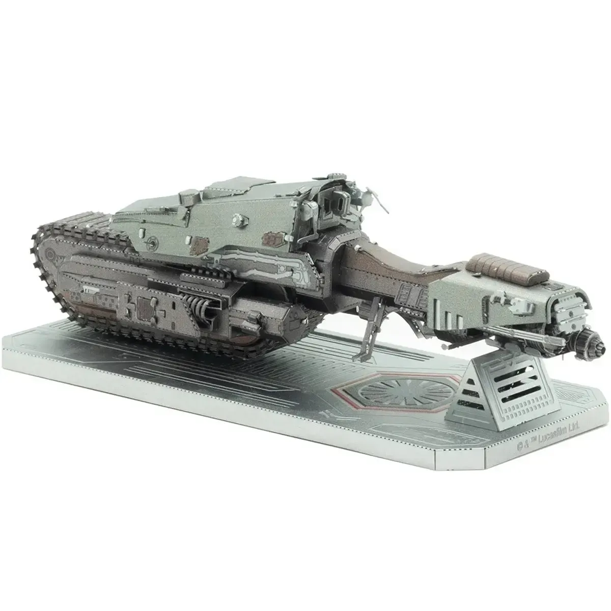 Star Wars - First Order Treadspeeder Figure Model Kit (Steel, Challenging Difficulty) - Fascinations - Metal Earth Series - Image 6