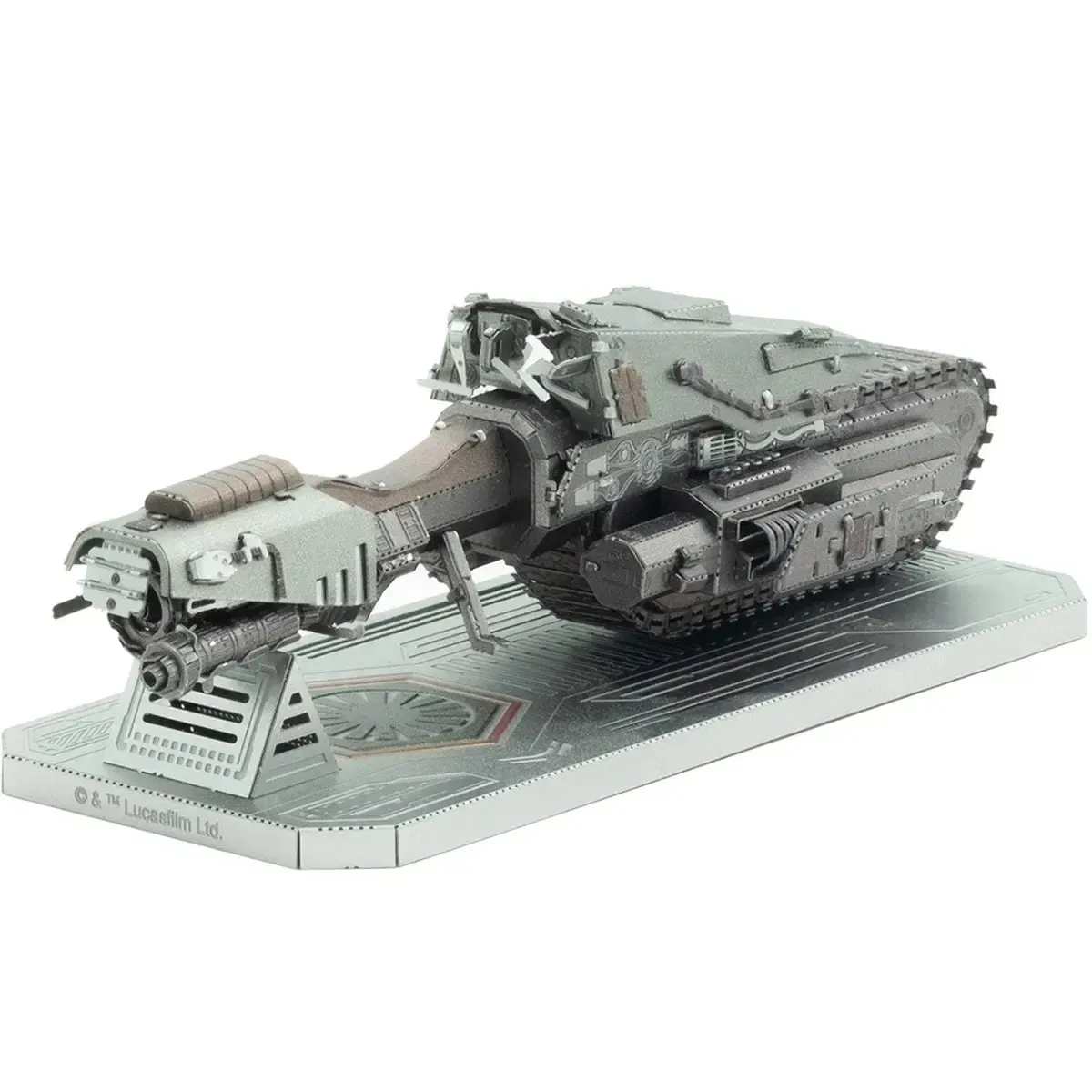 Star Wars - First Order Treadspeeder Figure Model Kit (Steel, Challenging Difficulty) - Fascinations - Metal Earth Series - Image 7