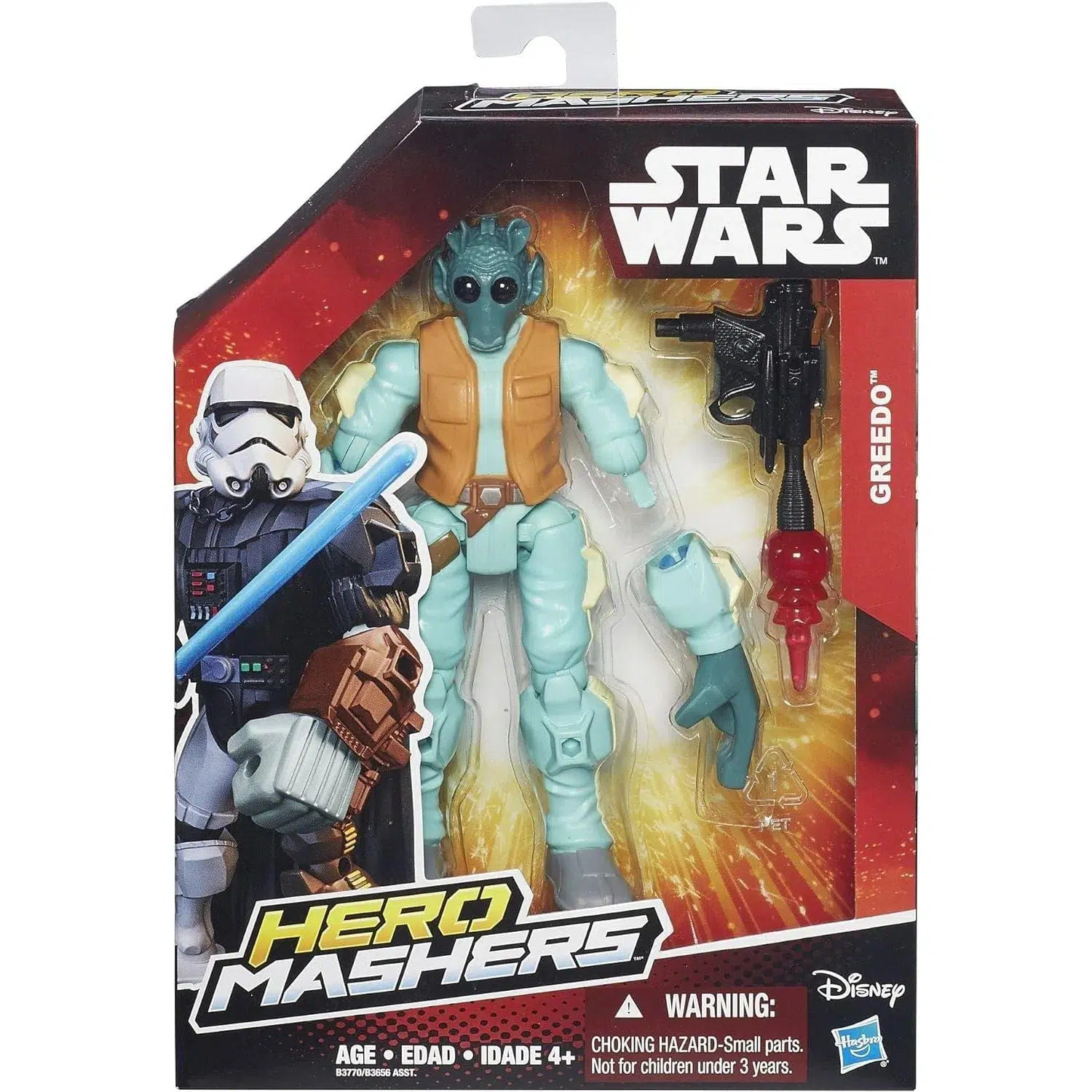 Star Wars - Greedo Figure - Hasbro - Hero Mashers