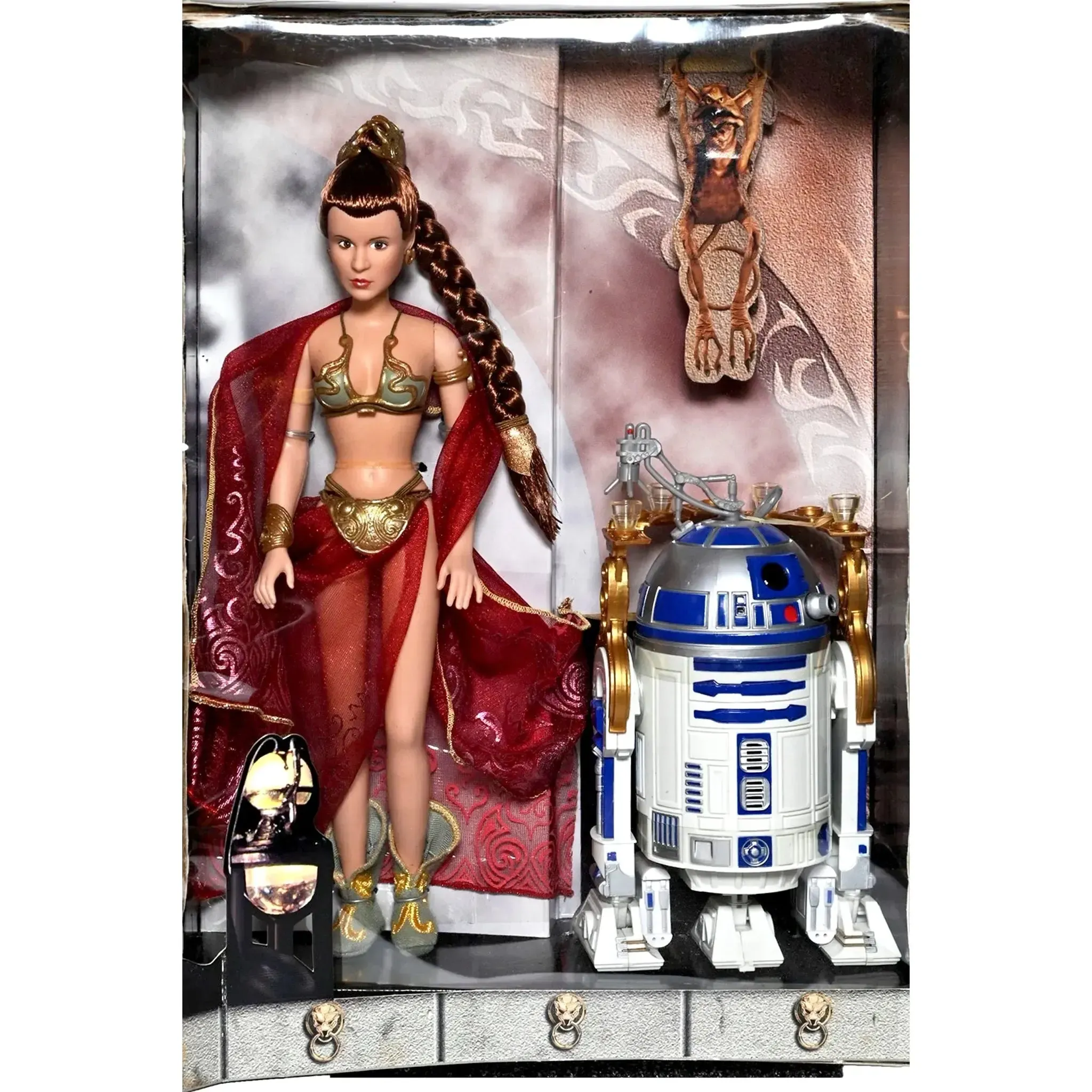 Star Wars - Jabba’s Prisoners Princess Leia Organa & R2-D2 Doll Figure Set (Limited Edition) - Hasbro - Princess Leia Collection (1998) - Image 4