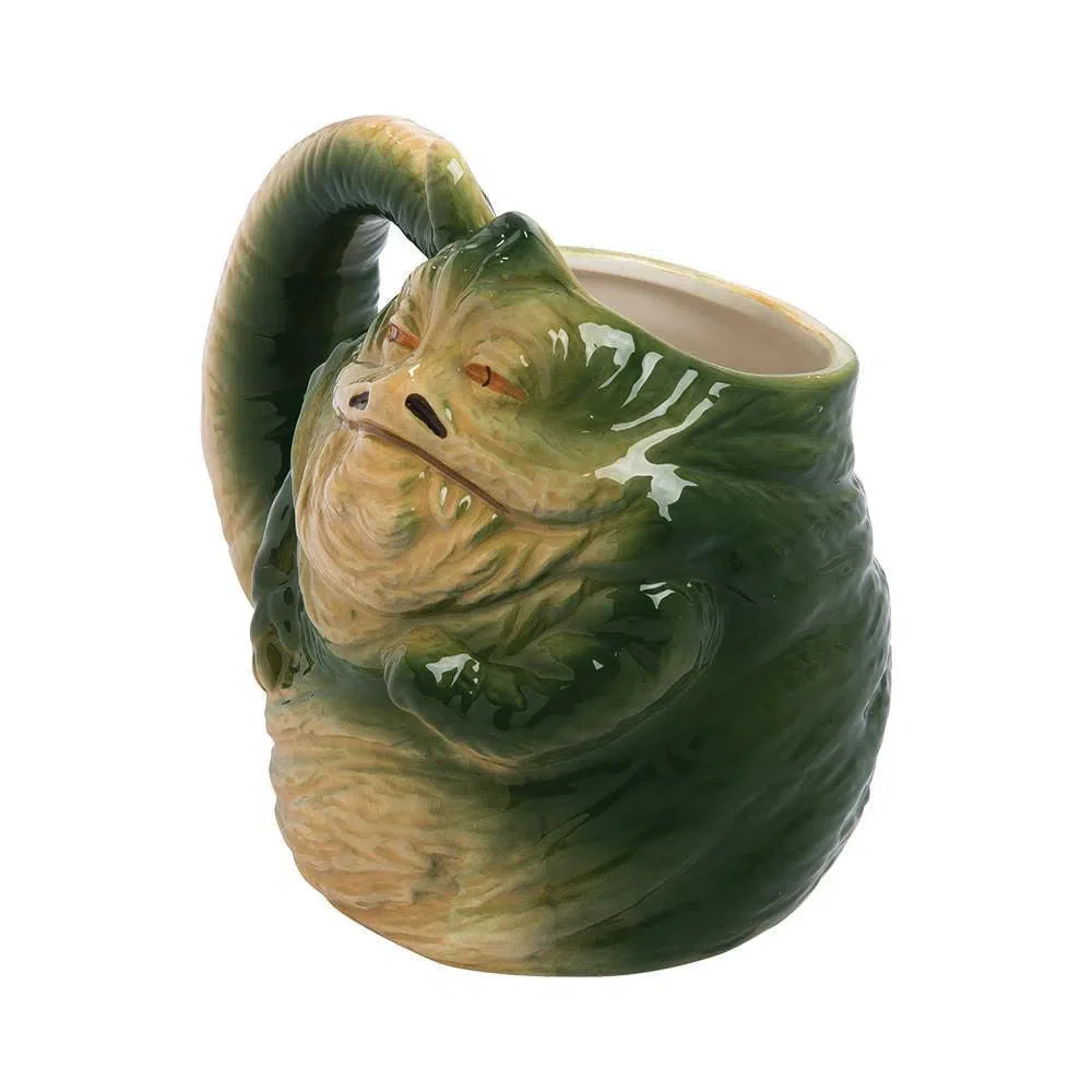 Star Wars - Jabba the Hutt Sculpted Mug (Ceramic, 20 oz.) - Bioworld - Image 3