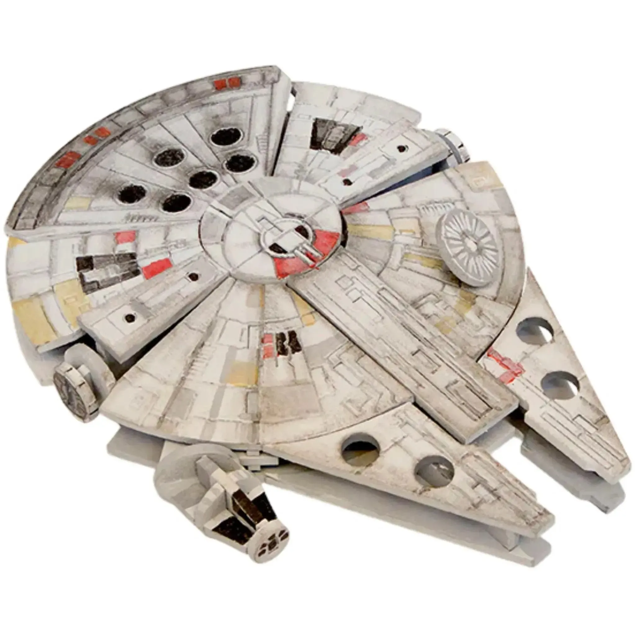 Star Wars - Millennium Falcon Book & 3D Model Kit (Wood) - Insights Editions - IncrediBuilds Series - (2022) - Image 4