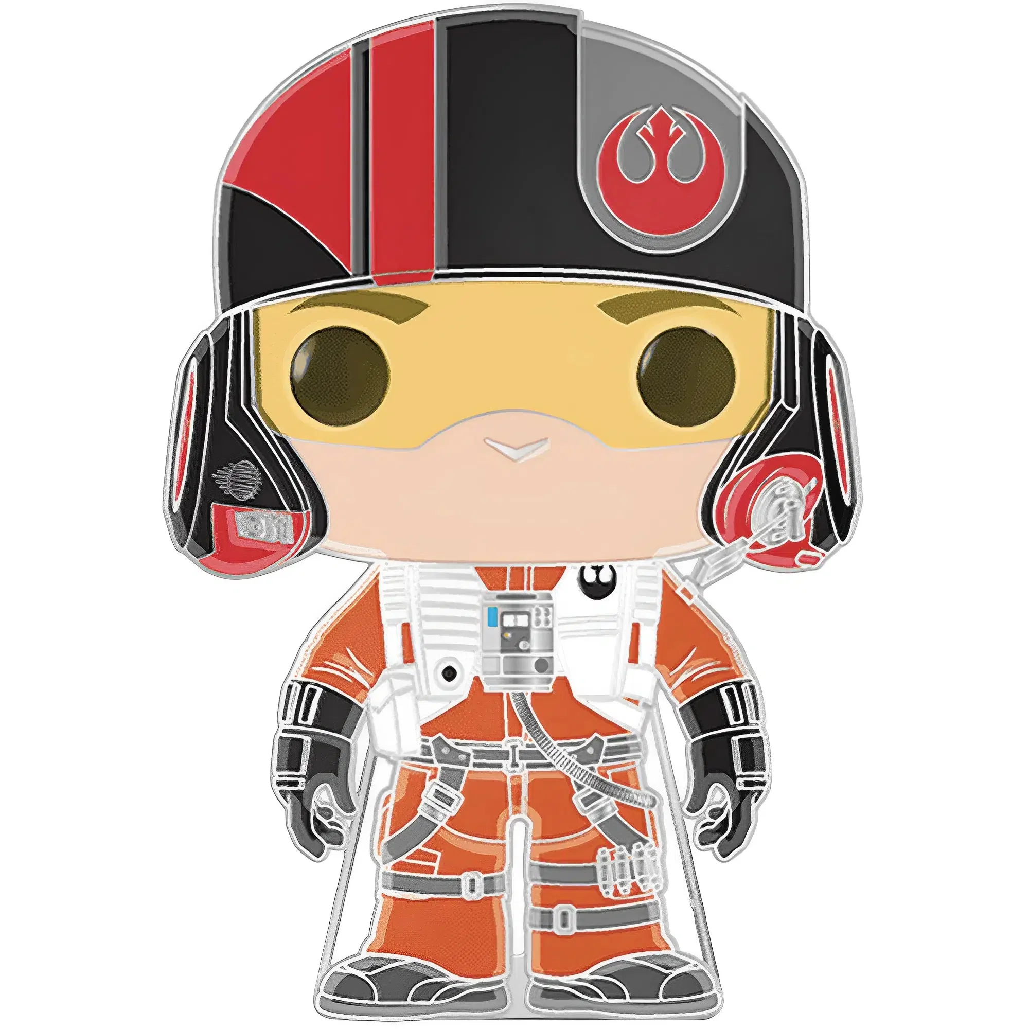 Star Wars - Poe Dameron Pin Badge (Enamel) - Funko - Pop! Pin Series (32) - Image 2