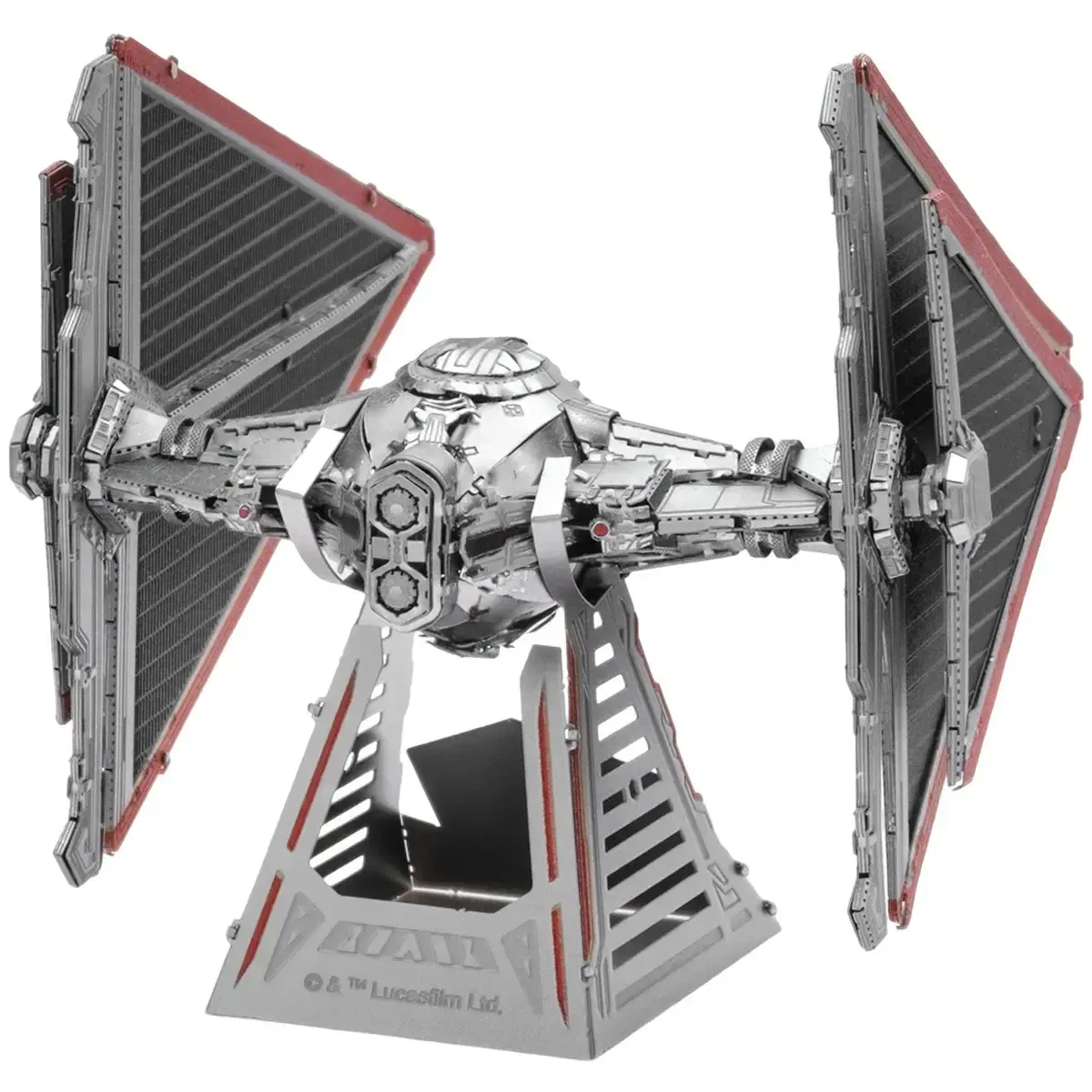 Star Wars - Sith TIE Fighter Figure Model Kit (Steel, Challenging Difficulty) - Fascinations - Metal Earth Series - Image 5