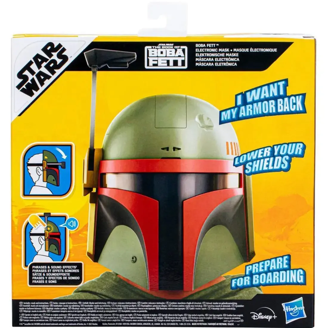 Star Wars [The Book of Boba Fett] - Talking Boba Fett Helmet Cosplay Mask Electronic Toy - Hasbro - Image 3