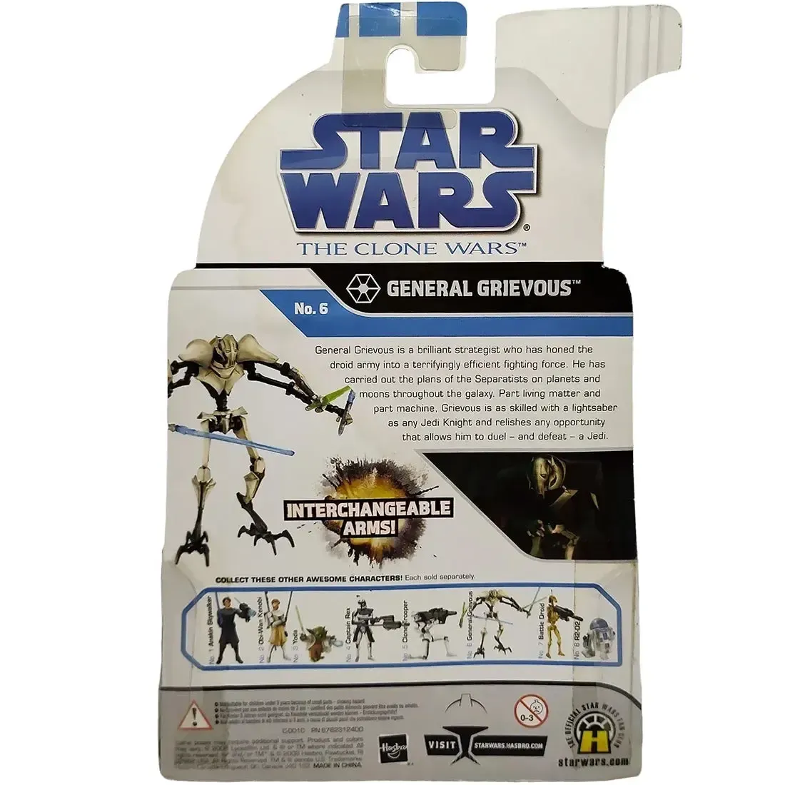 Star Wars: The Clone Wars - General Grievous Action Figure - Hasbro - Image 2