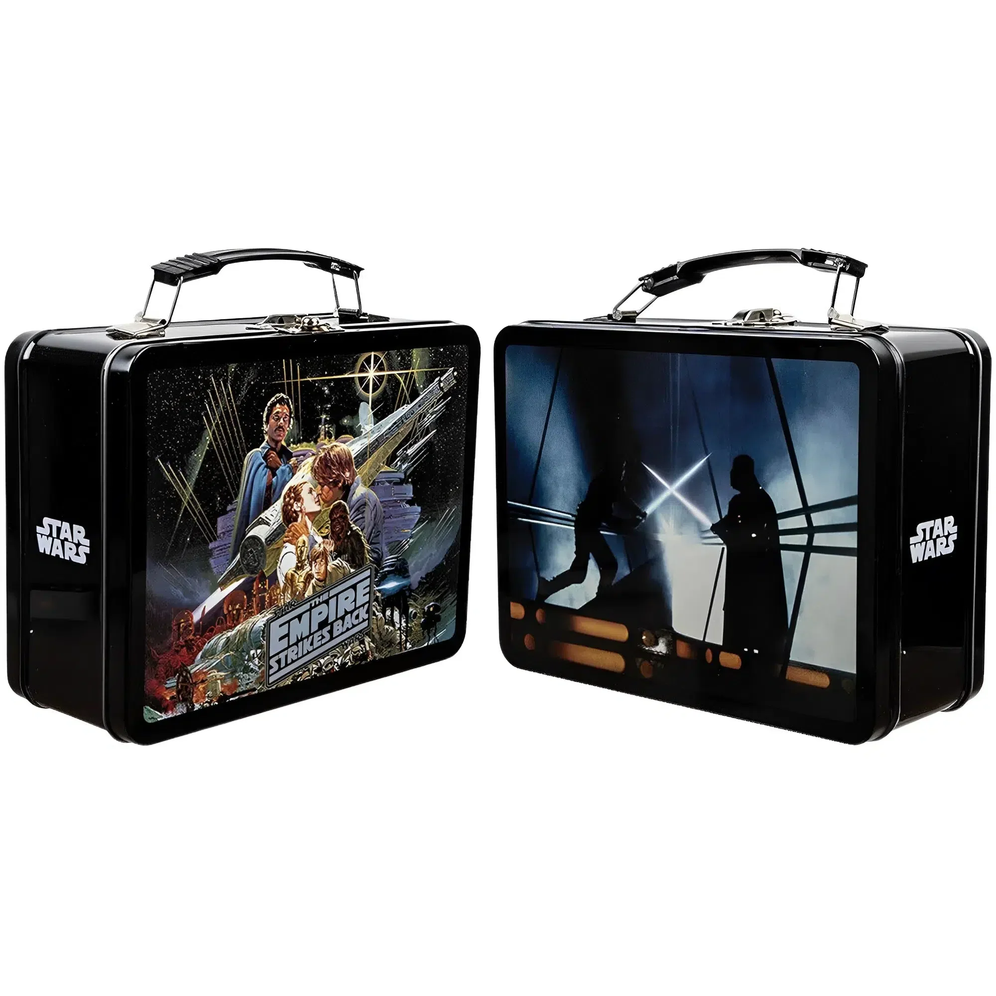 Star Wars: The Empire Strikes Back (Episode V) - Luke vs Darth Vader Tin Lunchbox - Bioworld - Image 3