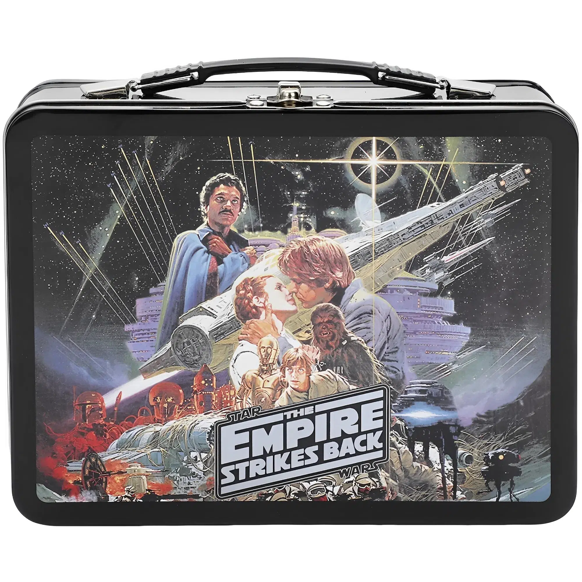 Star Wars: The Empire Strikes Back (Episode V) - Luke vs Darth Vader Tin Lunchbox - Bioworld - Image 4
