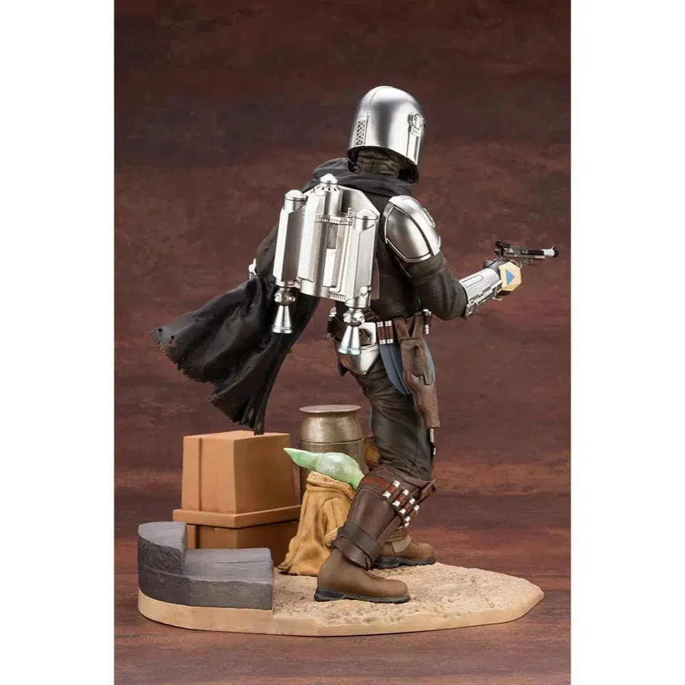 Star Wars: The Mandalorian - Din Djarin & Grogu Statue Figure (1:7 Scale) - Kotobukiya - ArtFX Series - Image 2