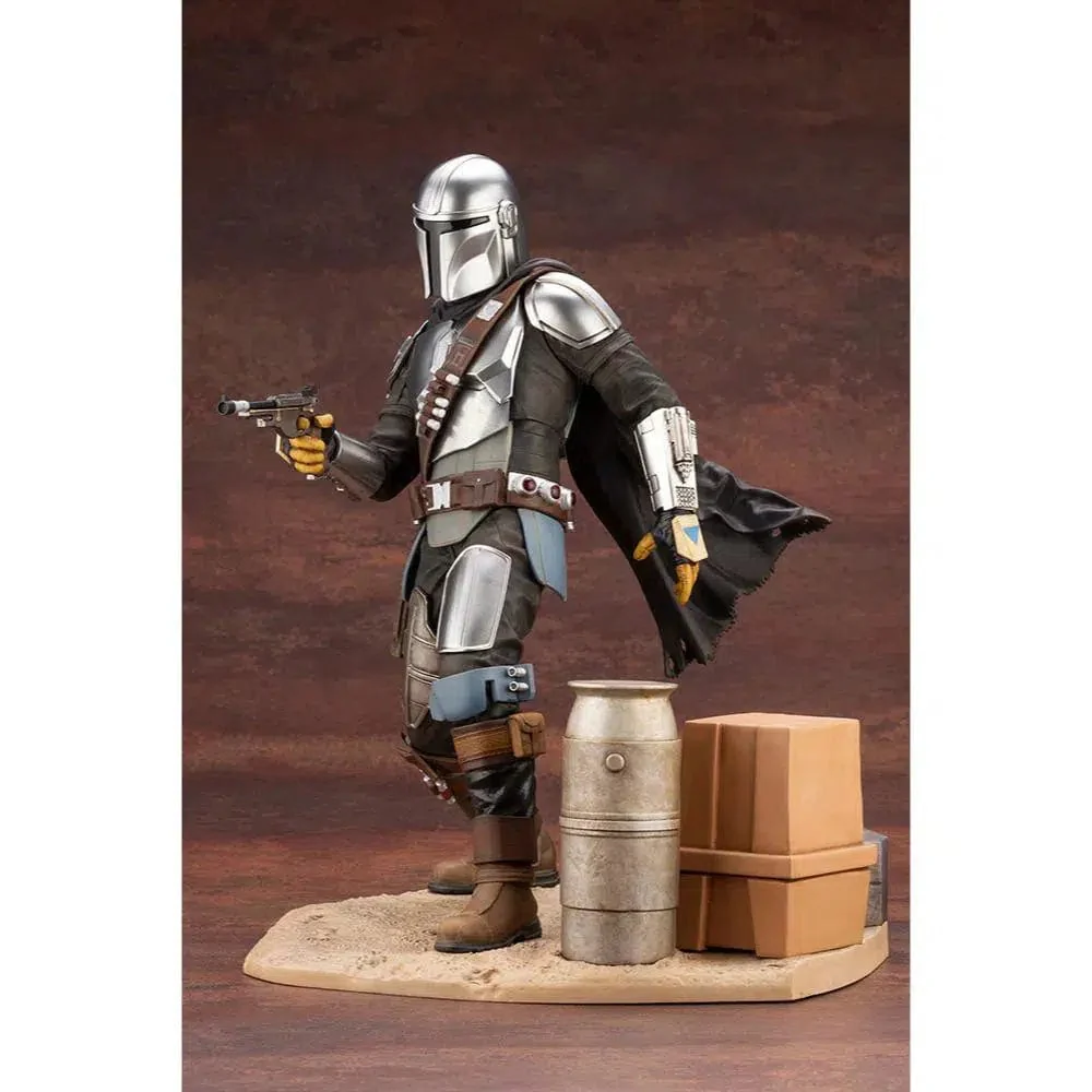Star Wars: The Mandalorian - Din Djarin & Grogu Statue Figure (1:7 Scale) - Kotobukiya - ArtFX Series - Image 3