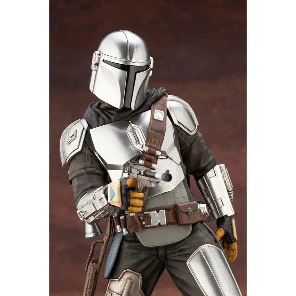 Star Wars: The Mandalorian - Din Djarin & Grogu Statue Figure (1:7 Scale) - Kotobukiya - ArtFX Series - Image 5