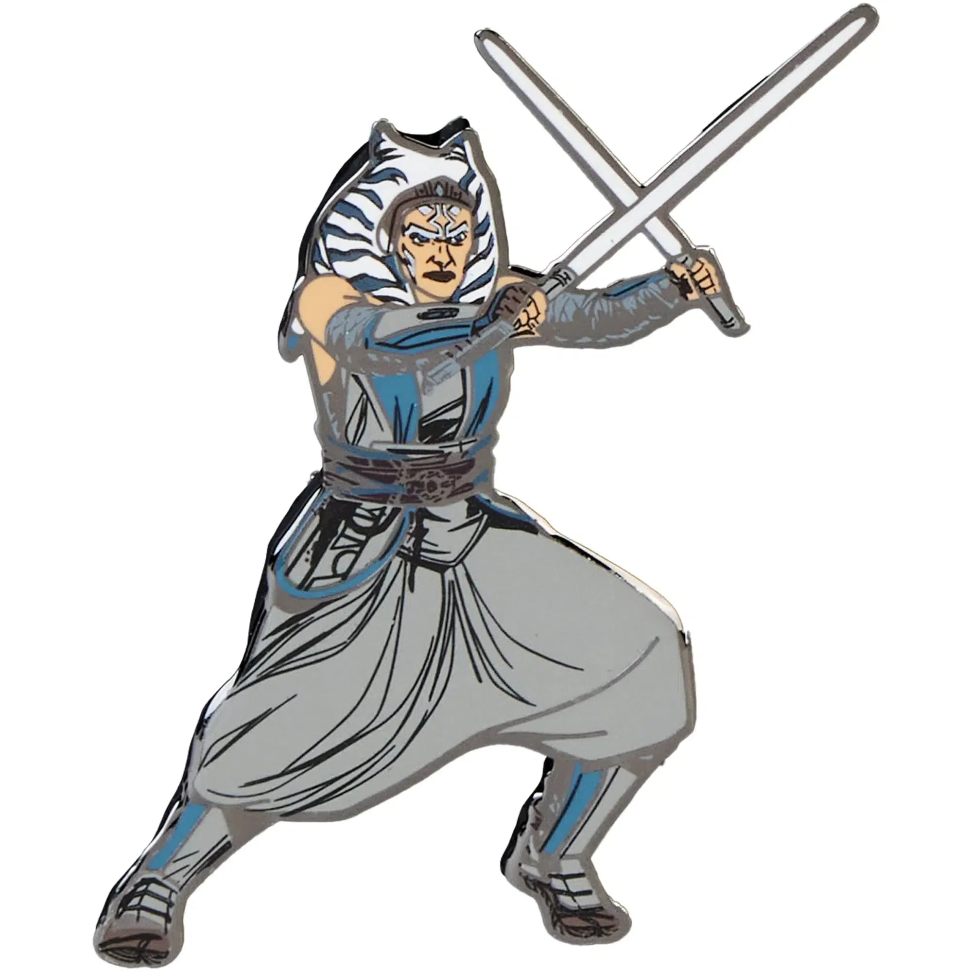 Star Wars: The Mandalorian - Grogu & Ahsoka Pin Badge Set (Enamel) - Image 6