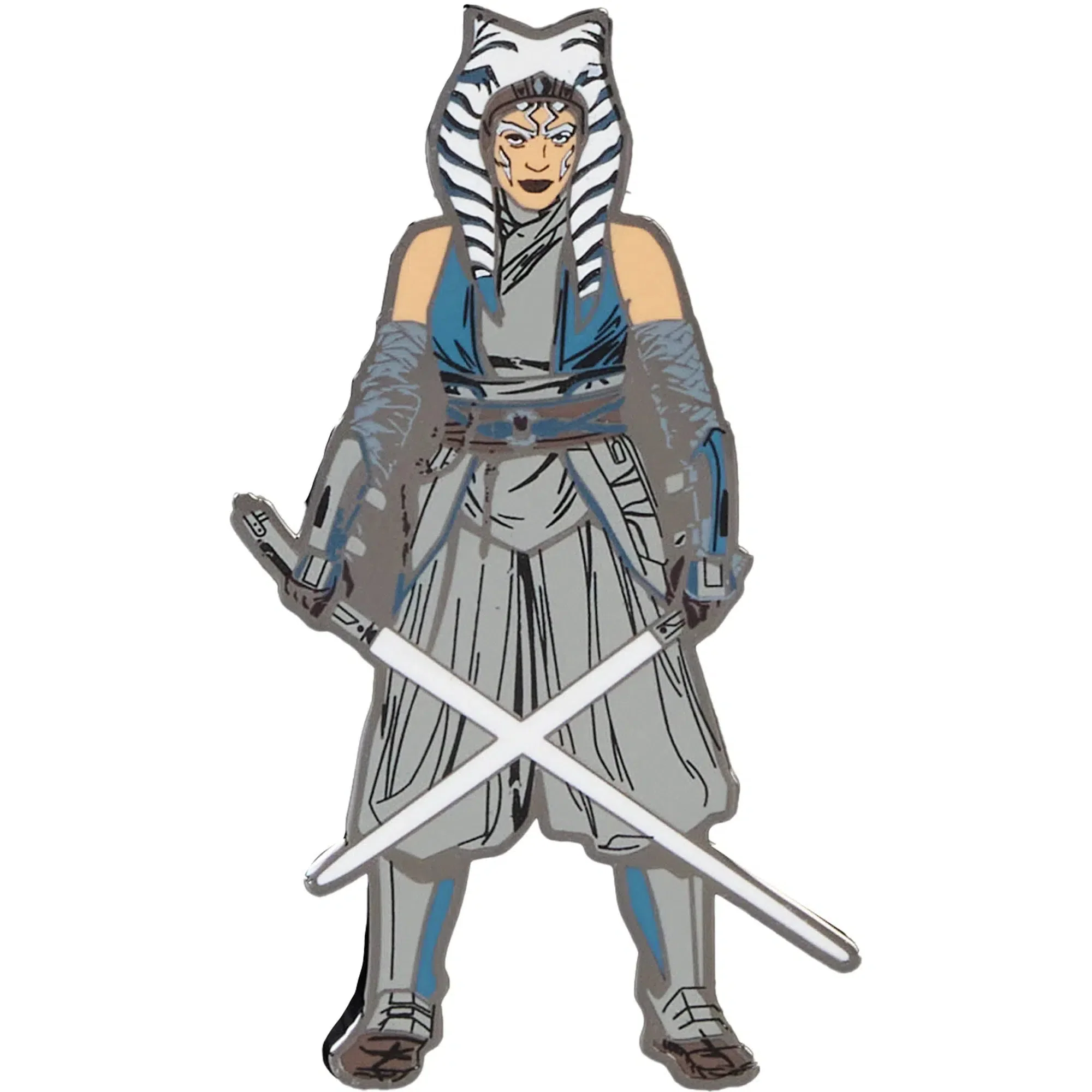 Star Wars: The Mandalorian - Grogu & Ahsoka Pin Badge Set (Enamel) - Image 7