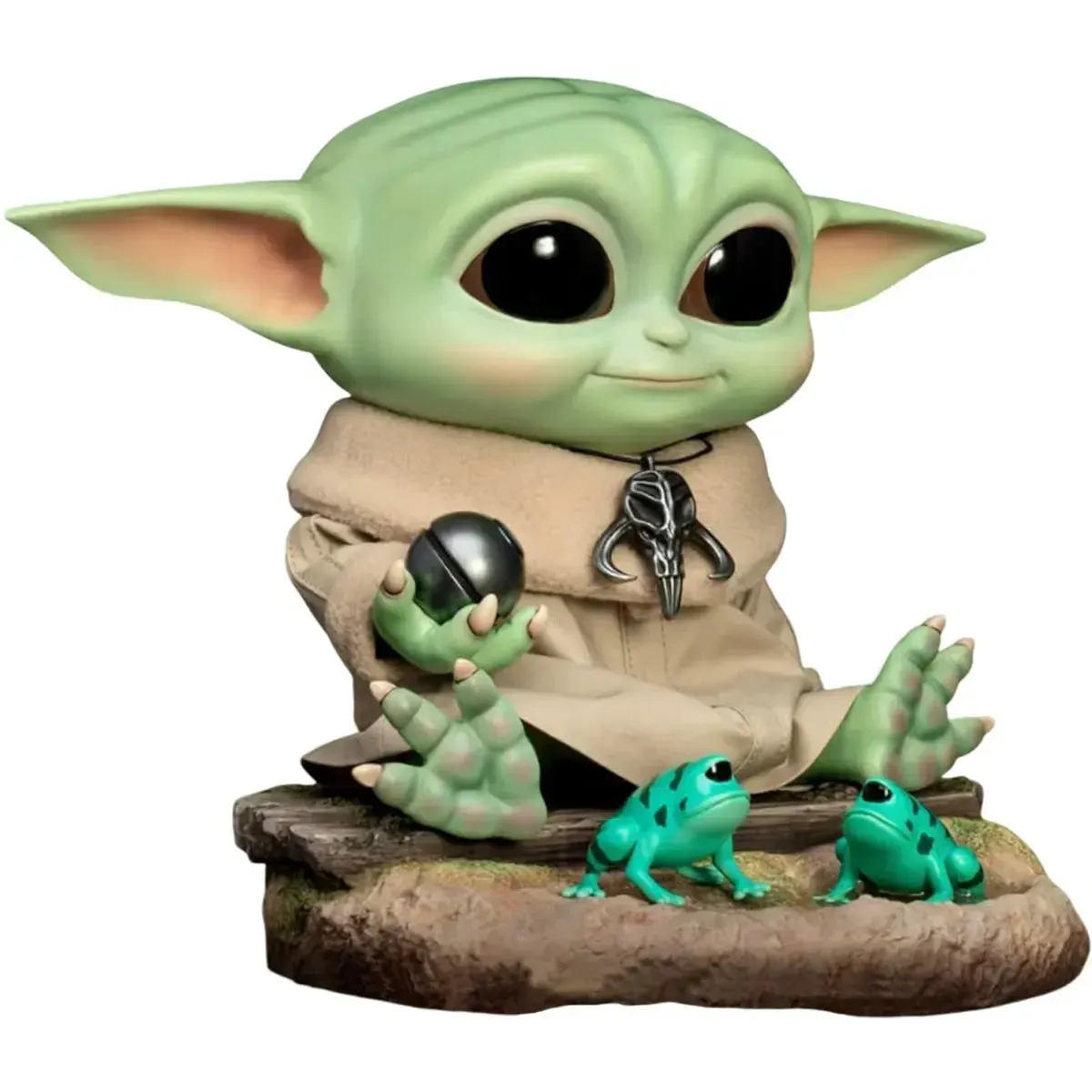 Star Wars: The Mandalorian - Grogu Statue Figure (7.2", Limited Edition, 1 of 3,000) - Beast Kingdom - Egg Attack Action Series (EAA-043) - Image 3