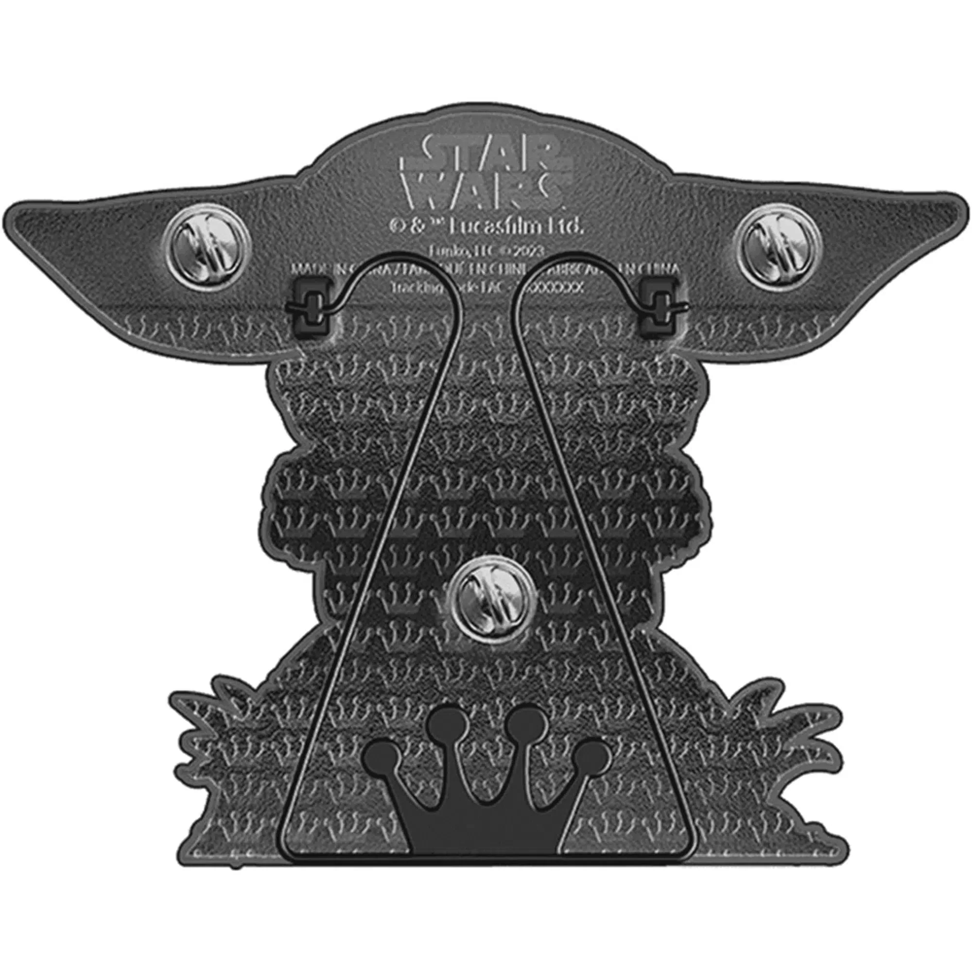 Star Wars: The Mandalorian - Grogu Using The Force Pin Badge with Stand (Enamel) - Funko - POP! Pin Series (47) - Image 3