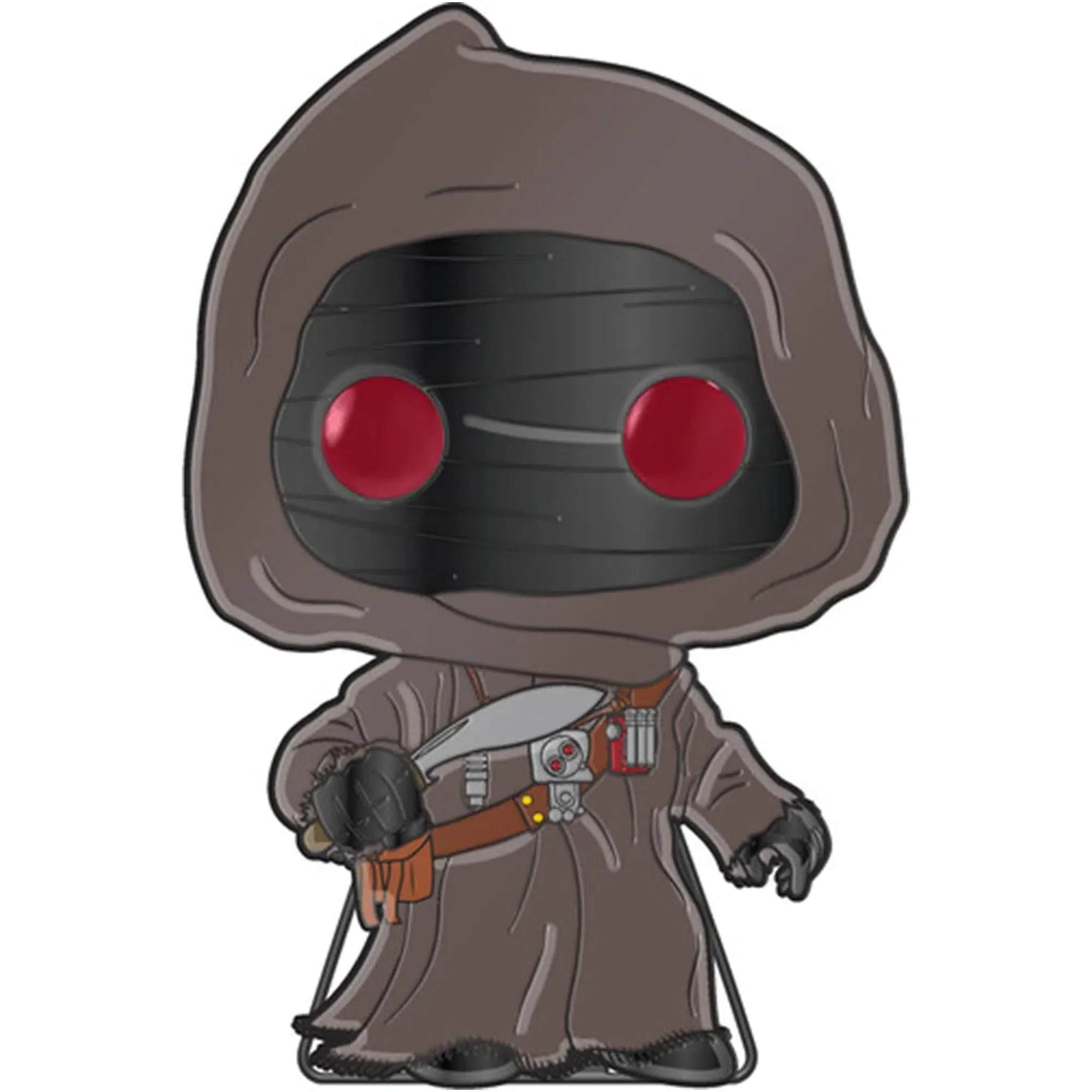 Star Wars: The Mandalorian - Offworld Jawa Pin Badge with Stand (Glows in the Dark, Enamel) - Funko - POP! Pin Series (45) - Image 2