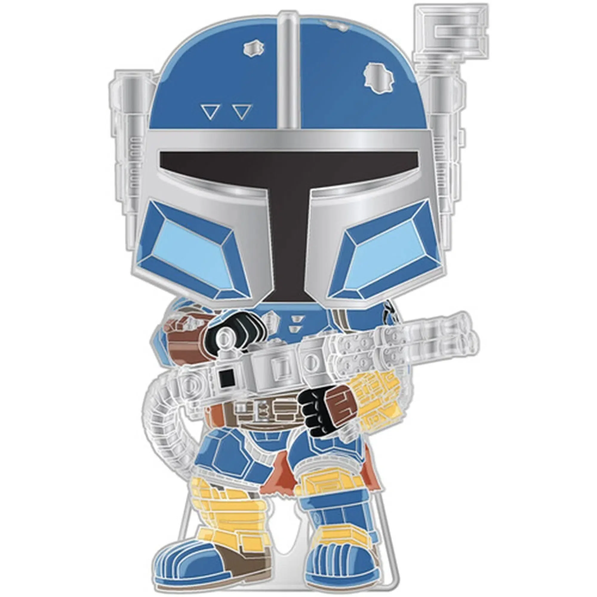 Star Wars: The Mandalorian - Paz Vizsla Pin Badge with Stand (Enamel) - Funko - POP! Pin Series (44) - Image 2