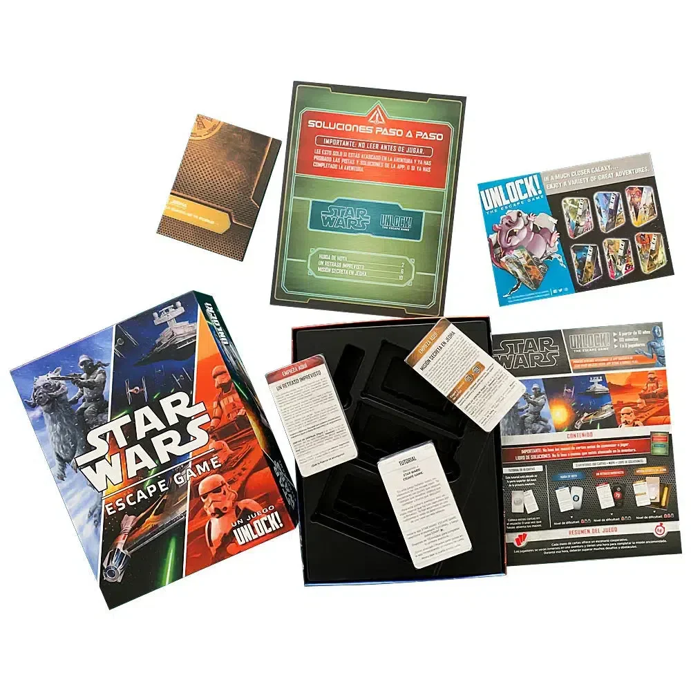 Star Wars: Unlock! - Cooperative Escape Room Board Game for Family, and Adults (1-6 Players, Ages 10+) - Space Cowboys - Image 2