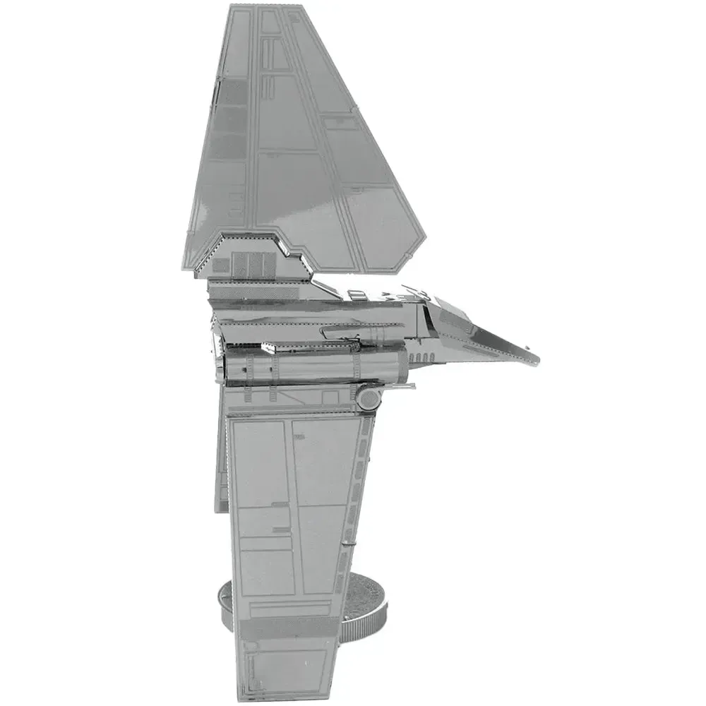 Star Wars - Unpainted Imperial Shuttle Figure Model Kit (Steel, Moderate Difficulty) - Fascinations - Metal Earth Series - Image 4