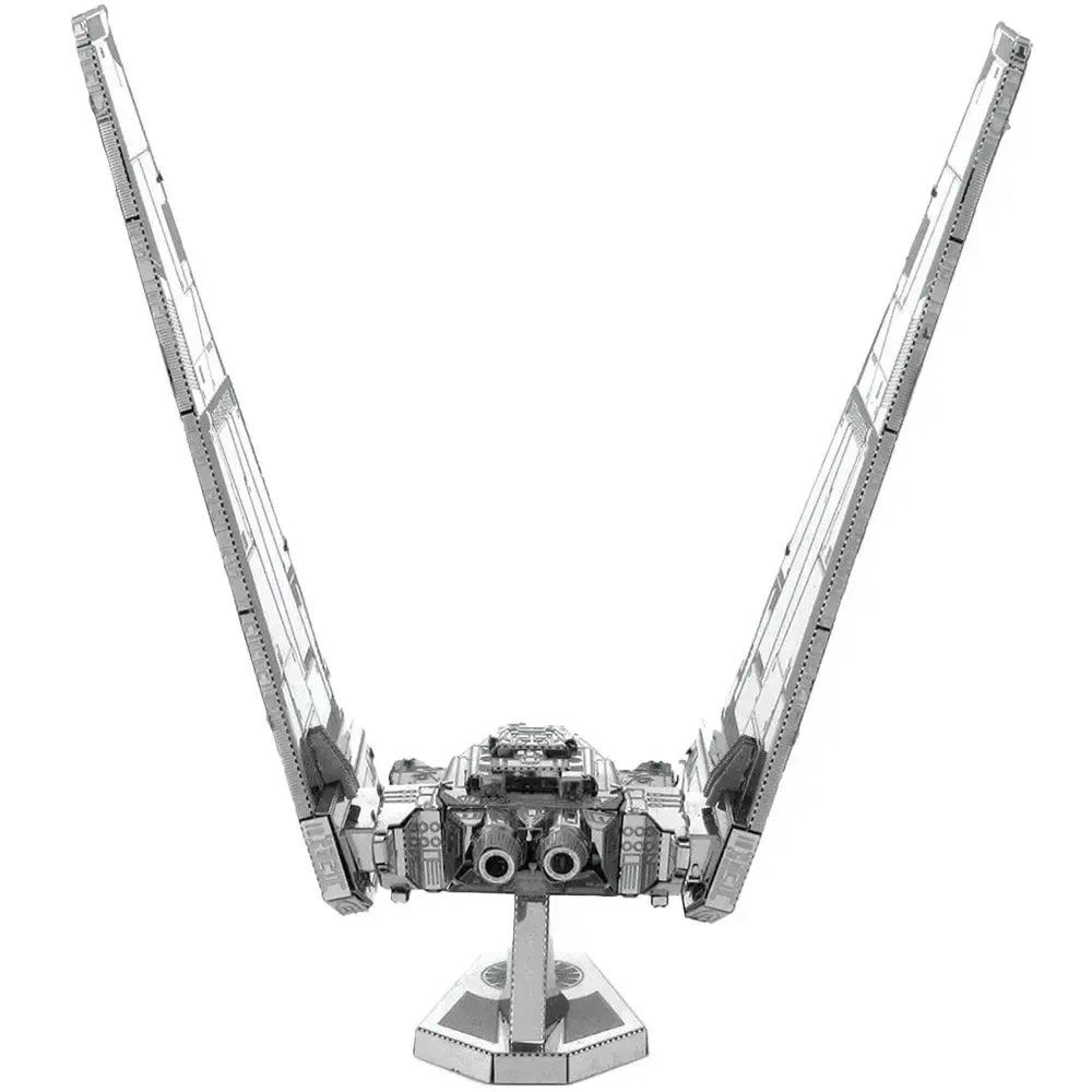 Star Wars - Unpainted Kylo Ren's Command Shuttle Figure Model Kit (Steel, Challenging Difficulty) - Fascinations - Metal Earth Series - Image 4