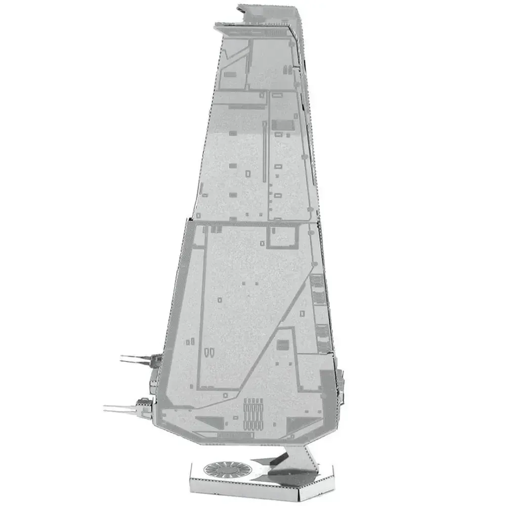 Star Wars - Unpainted Kylo Ren's Command Shuttle Figure Model Kit (Steel, Challenging Difficulty) - Fascinations - Metal Earth Series - Image 7