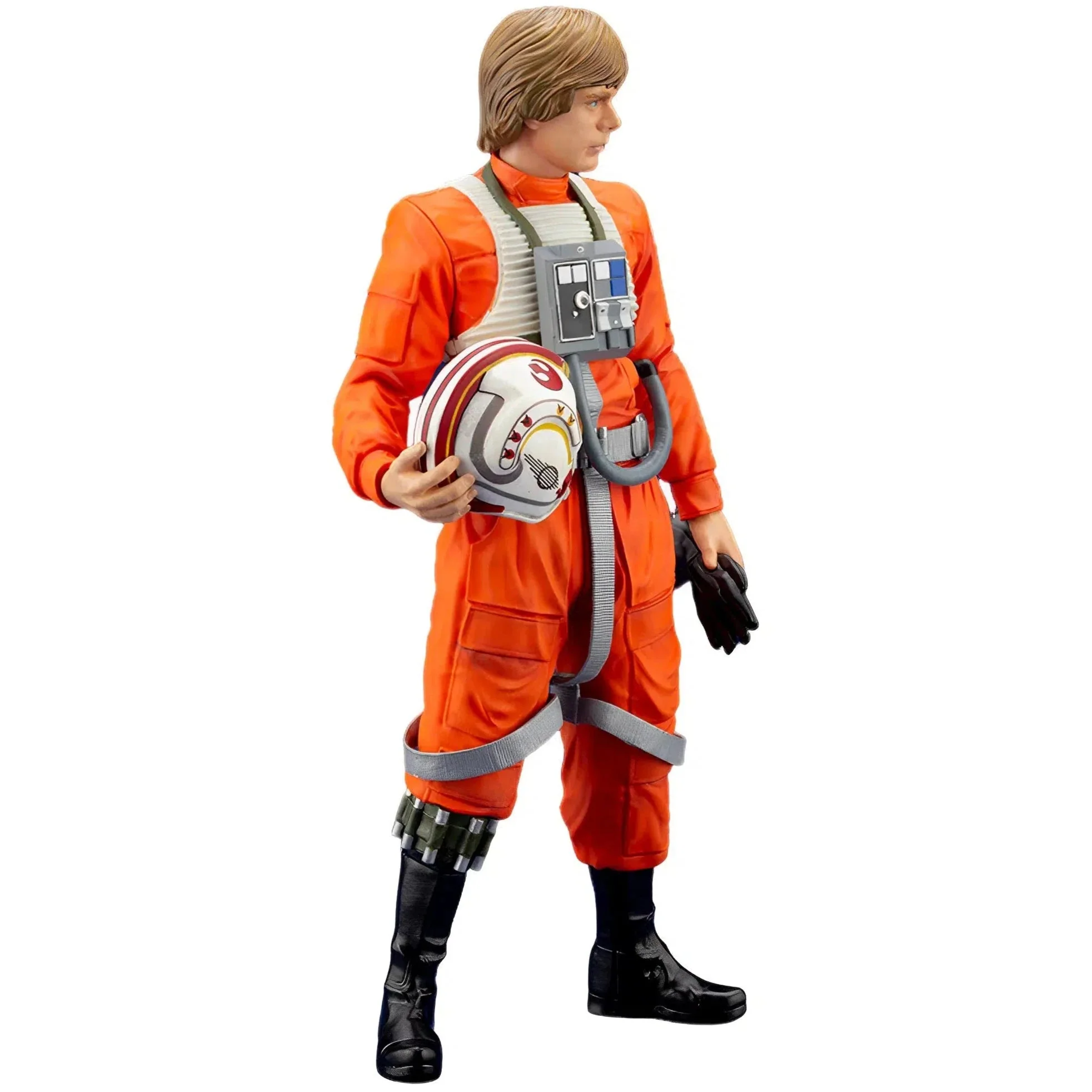 Star Wars - X-Wing Pilot Luke Skywalker Figure Model Kit (1:10 Scale, Pre-Painted) - Kotobukiya - ArtFX+ Series - Image 9