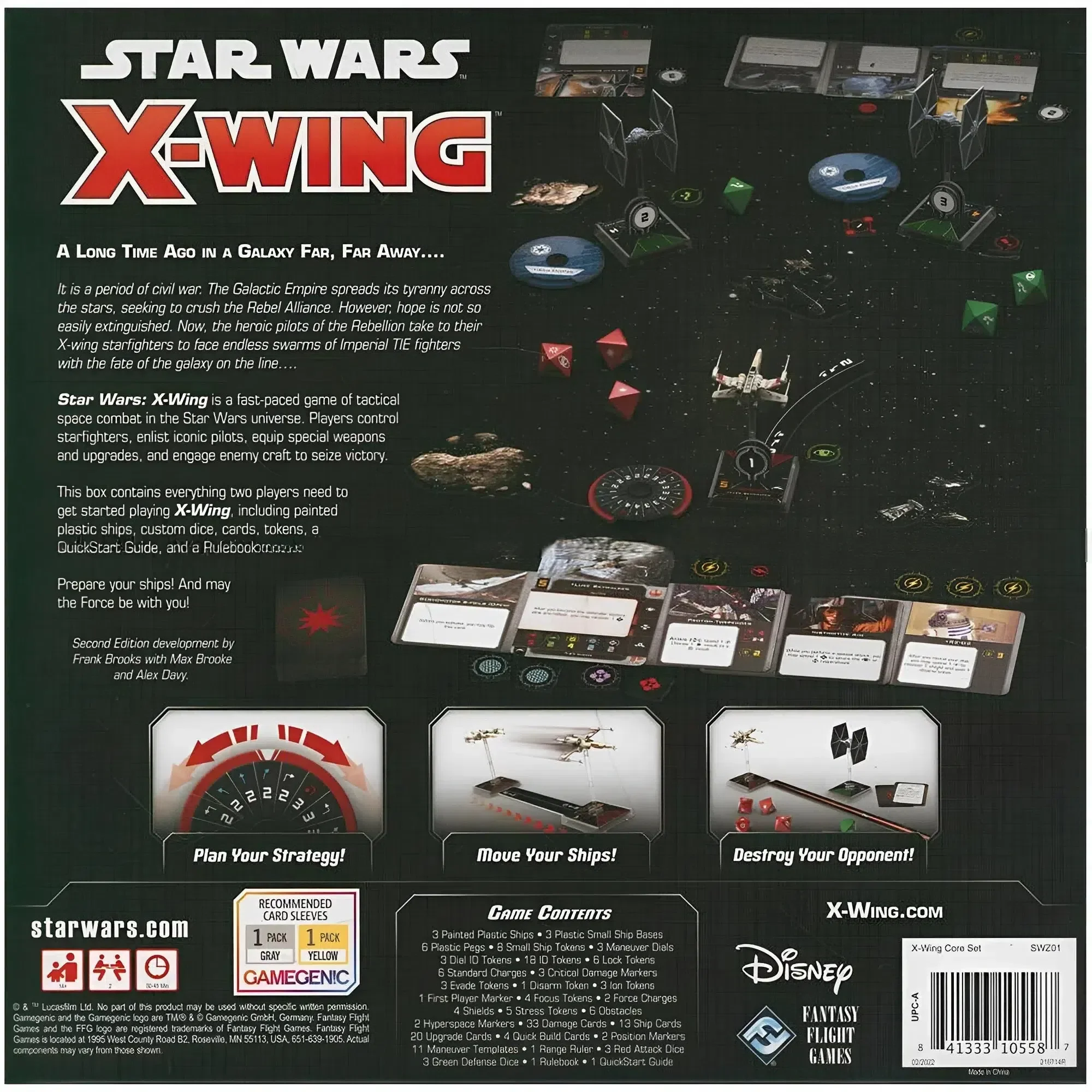 Star Wars X-Wing Second Edition Core Set - Miniature War Board Game for Family, and Adults (2 Players, Ages 14+) - Atomic Mass Games - Image 3