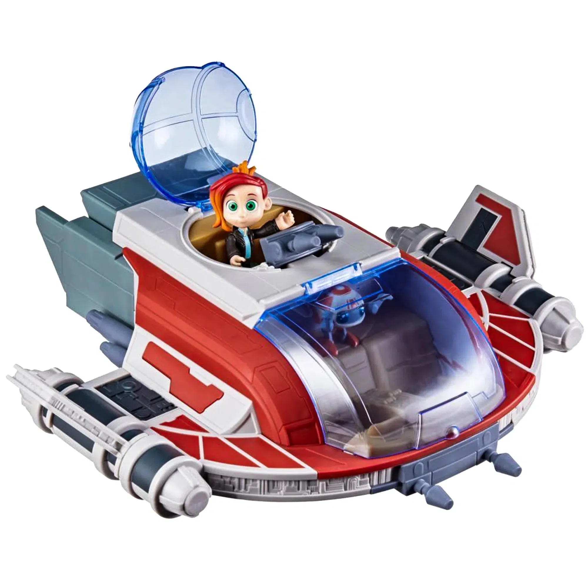 Star Wars: Young Jedi Adventures - The Crimson Firehawk Vehicle & Figure Toy Set - Hasbro - Image 4