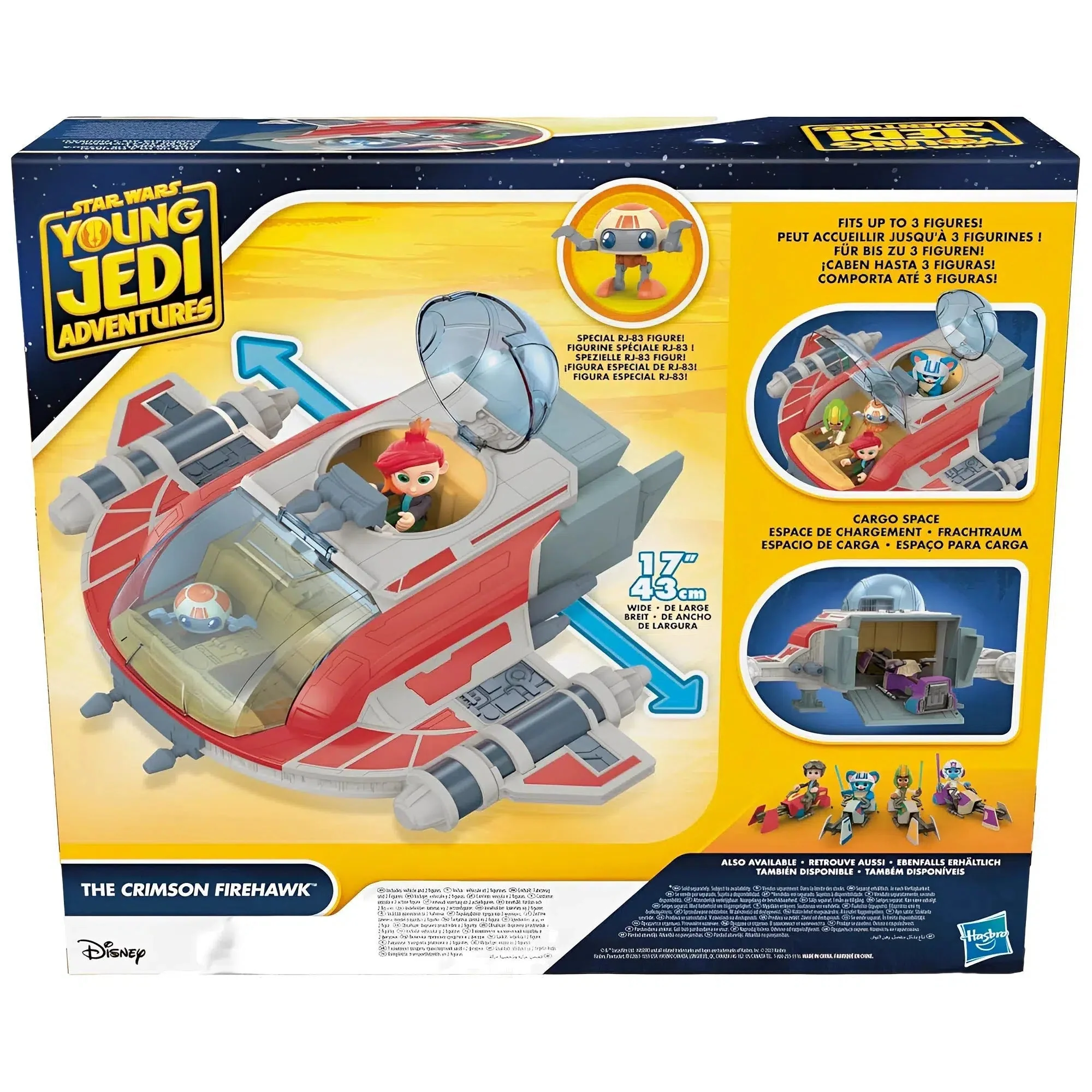 Star Wars: Young Jedi Adventures - The Crimson Firehawk Vehicle & Figure Toy Set - Hasbro - Image 6
