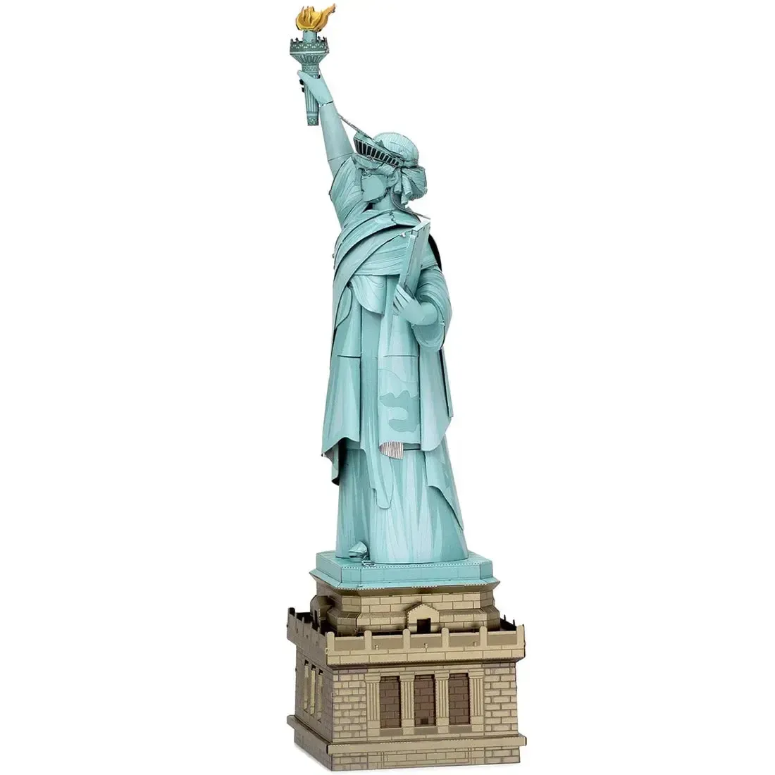 Statue of Liberty Figure Model Kit (Steel, Challenging Difficulty) - Fascinations - Metal Earth Premium Series - Image 4