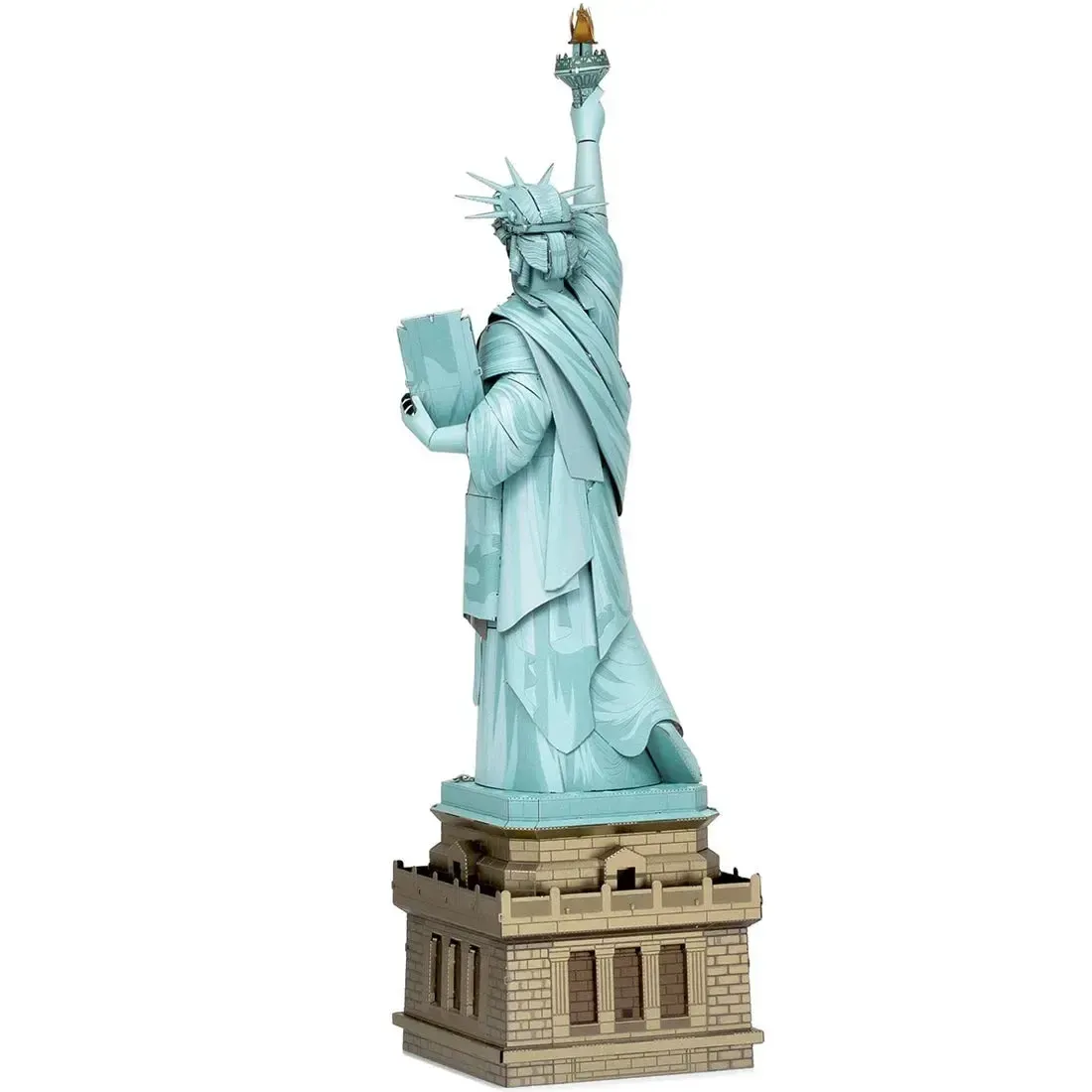 Statue of Liberty Figure Model Kit (Steel, Challenging Difficulty) - Fascinations - Metal Earth Premium Series - Image 5