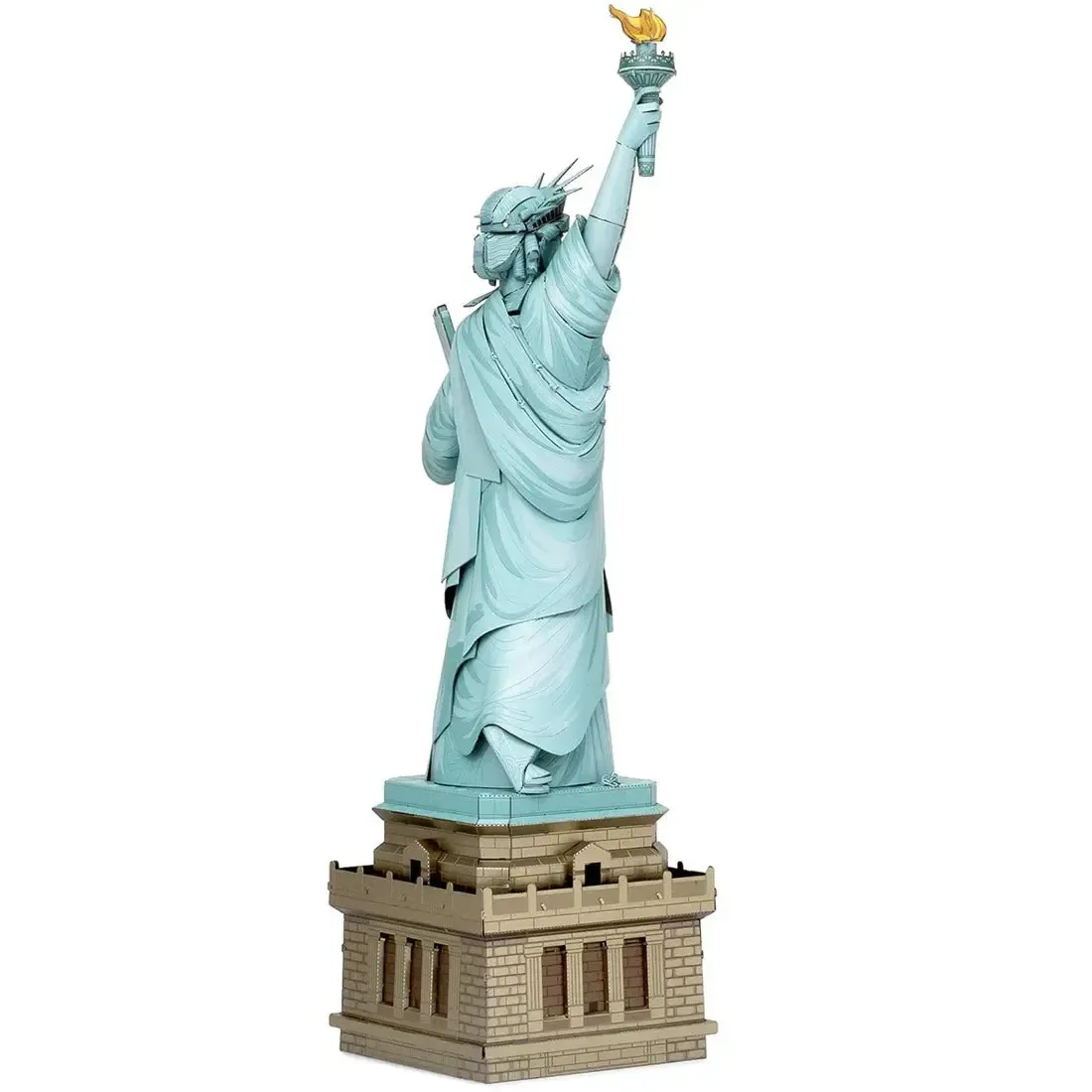 Statue of Liberty Figure Model Kit (Steel, Challenging Difficulty) - Fascinations - Metal Earth Premium Series - Image 6
